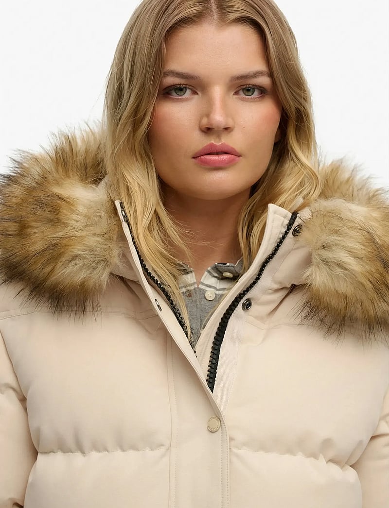 Superdry - EVEREST 5 BAFFLE PUFFER JKT - vinterjackor - pink tint - 3