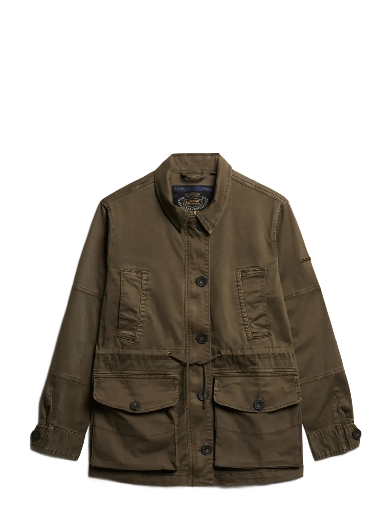 Superdry - DROPPED WAIST JACKET - utility-jakker - deep olive - 1