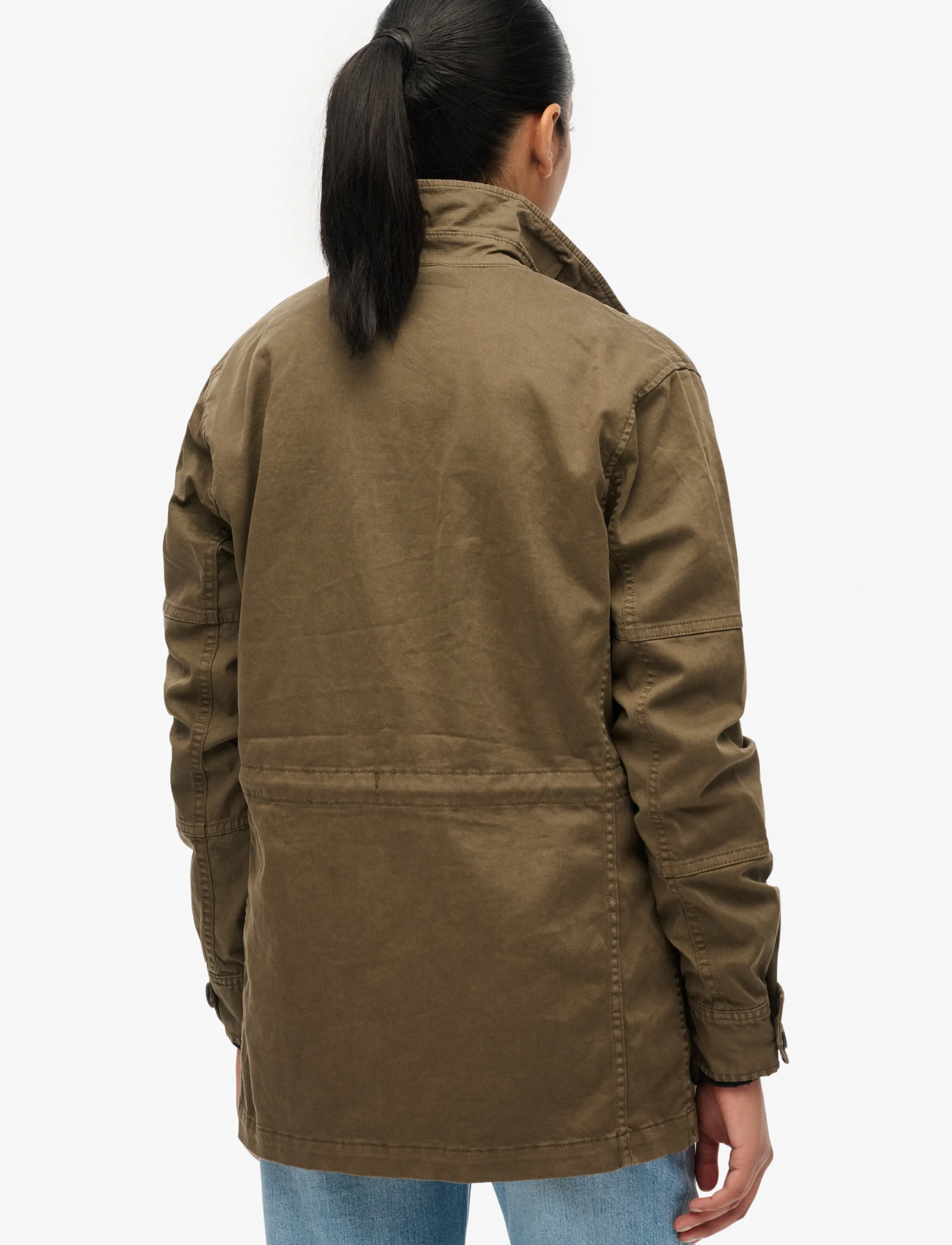 Superdry - DROPPED WAIST JACKET - utility-jakker - deep olive - 2