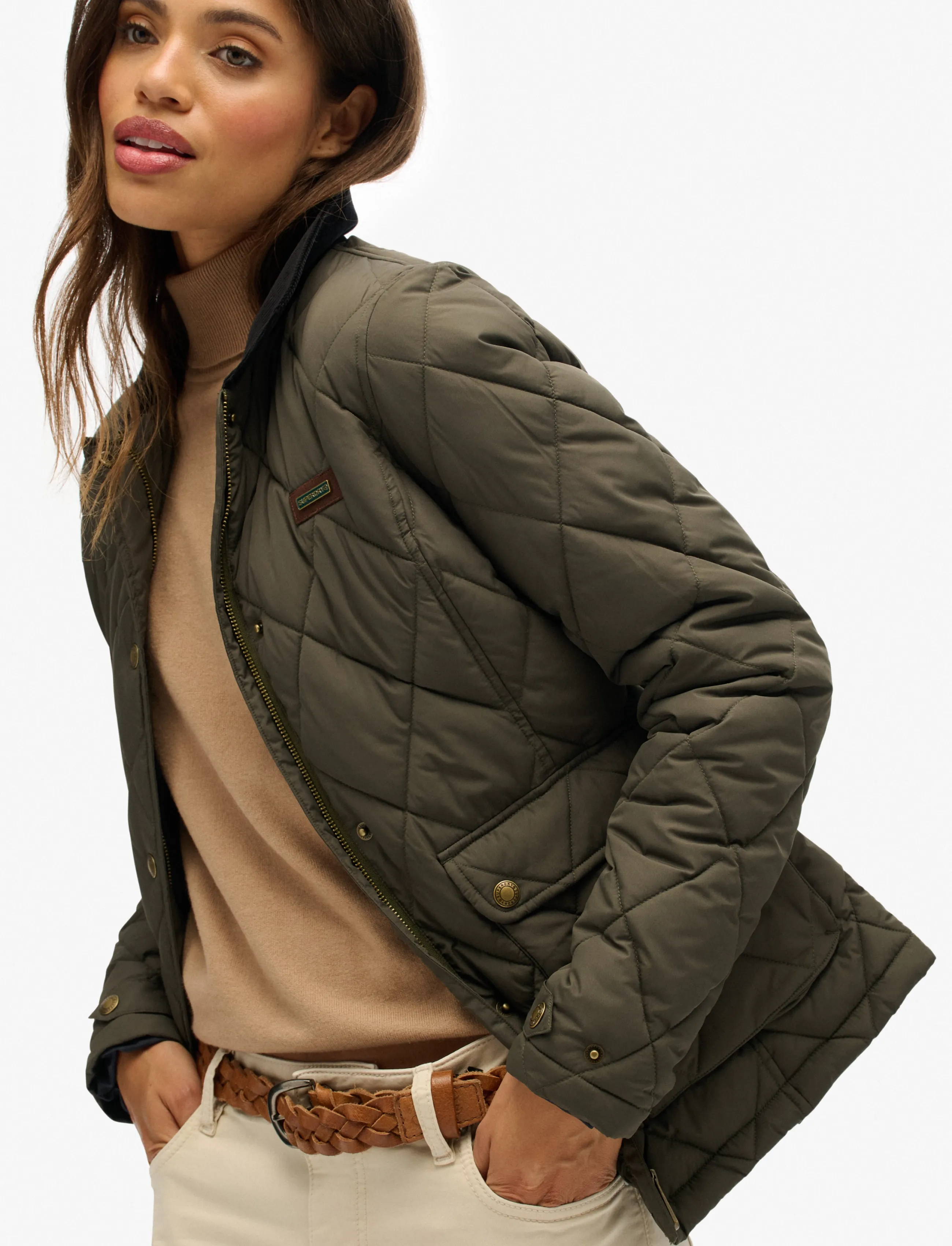 Superdry Cord Trimmed Liner Jacket jackor dam – bild 6