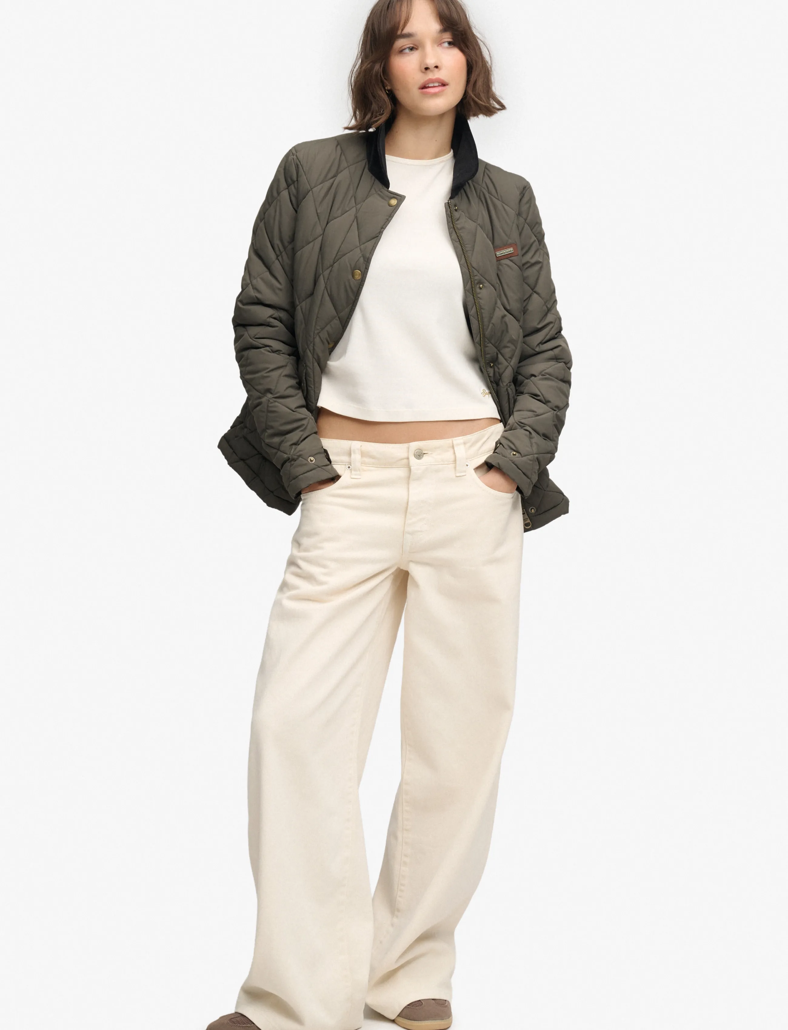 Superdry Cord Trimmed Liner Jacket jackor dam – bild 7