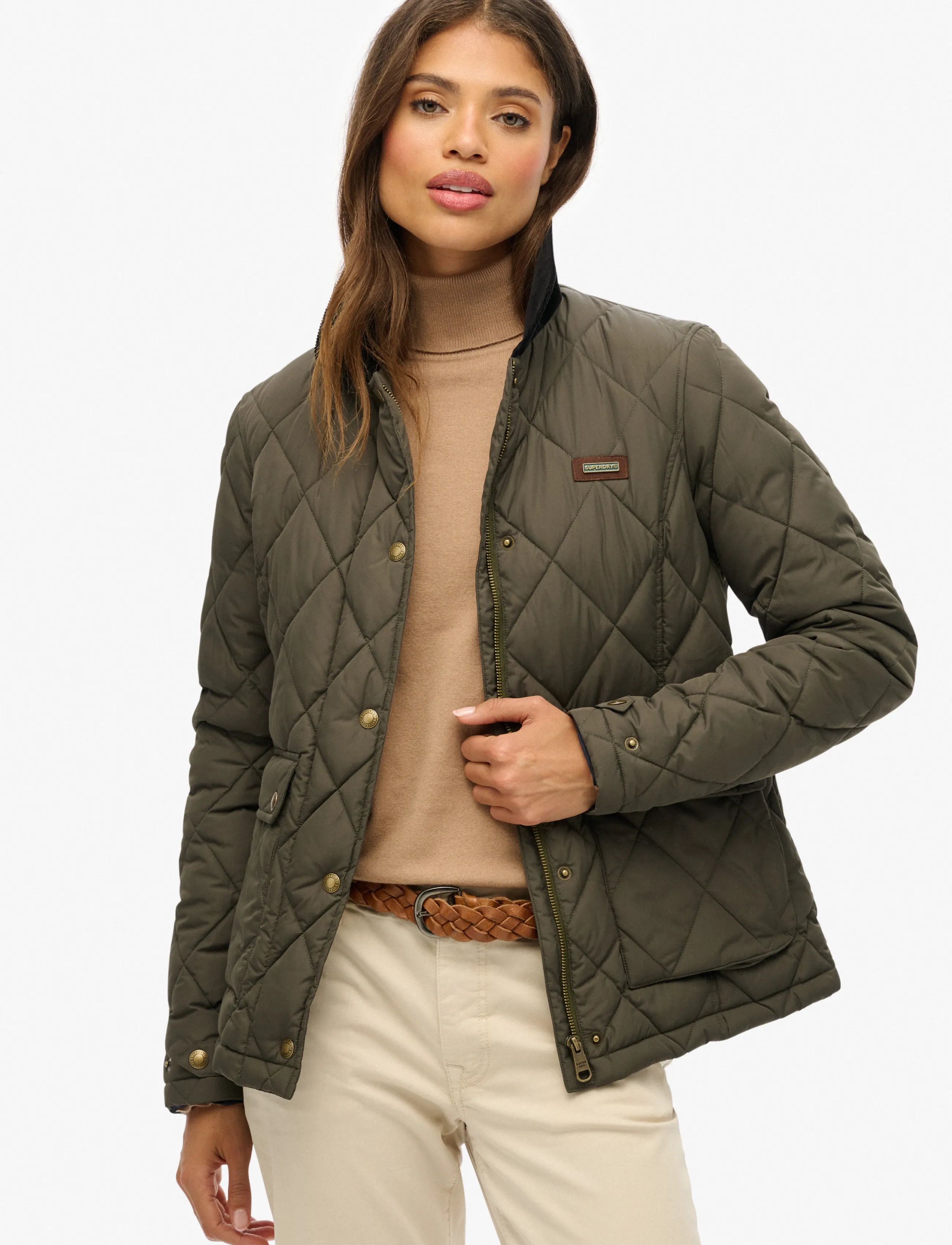 Superdry Cord Trimmed Liner Jacket jackor dam – bild 9