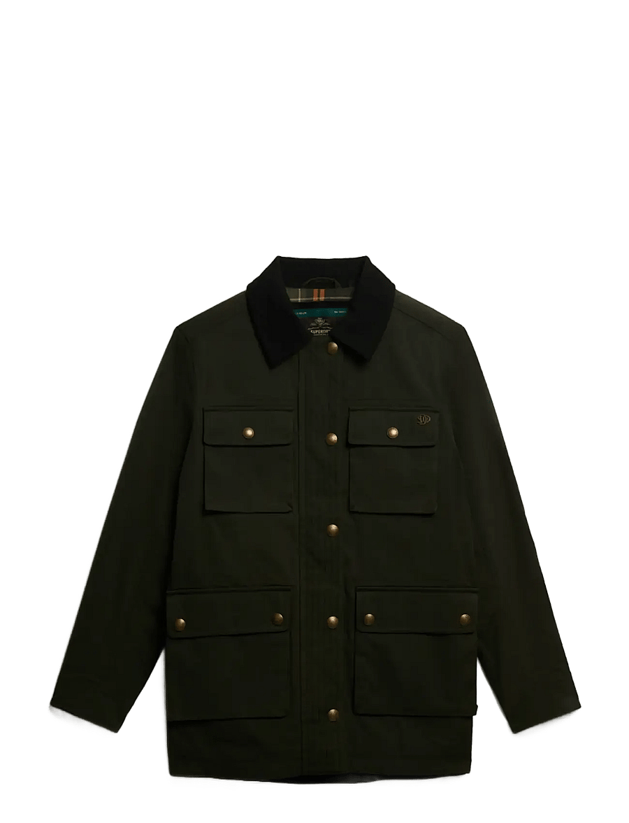Superdry - WAX JACKET - utility-jakker - surplus goods olive green - 1