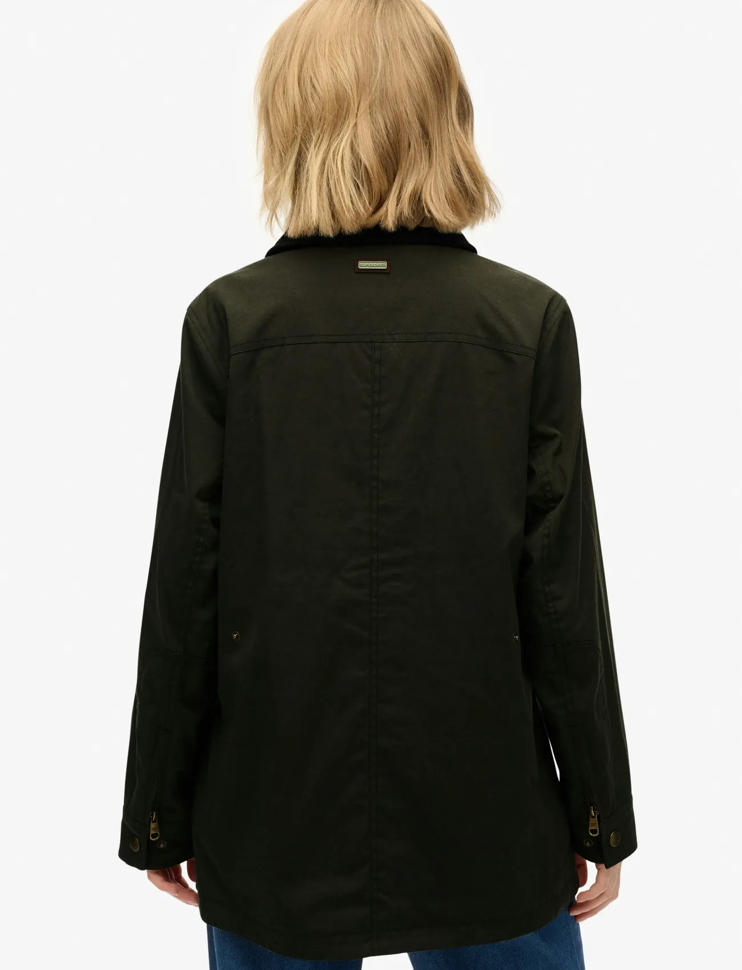 Superdry - WAX JACKET - Üleriided - surplus goods olive green - 2