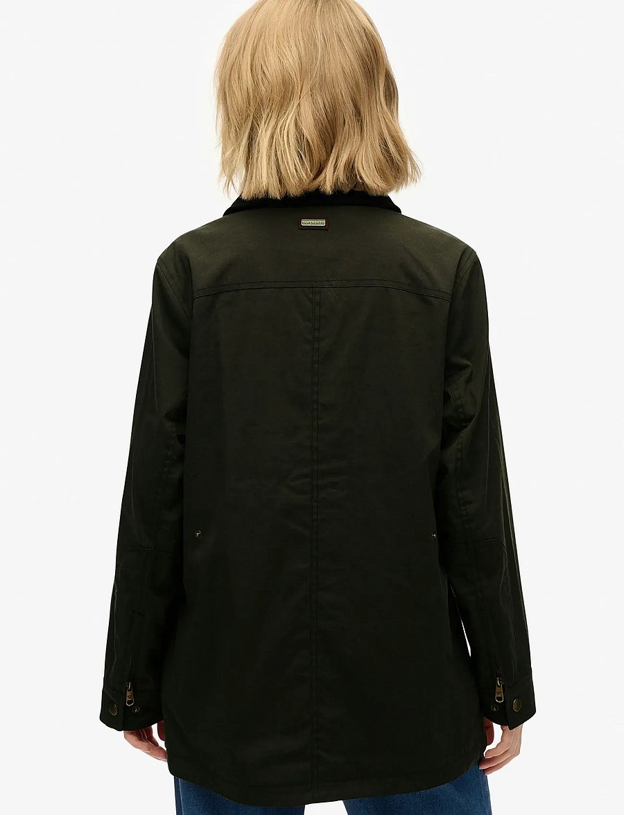 Superdry - WAX JACKET - utility-jakker - surplus goods olive green - 2