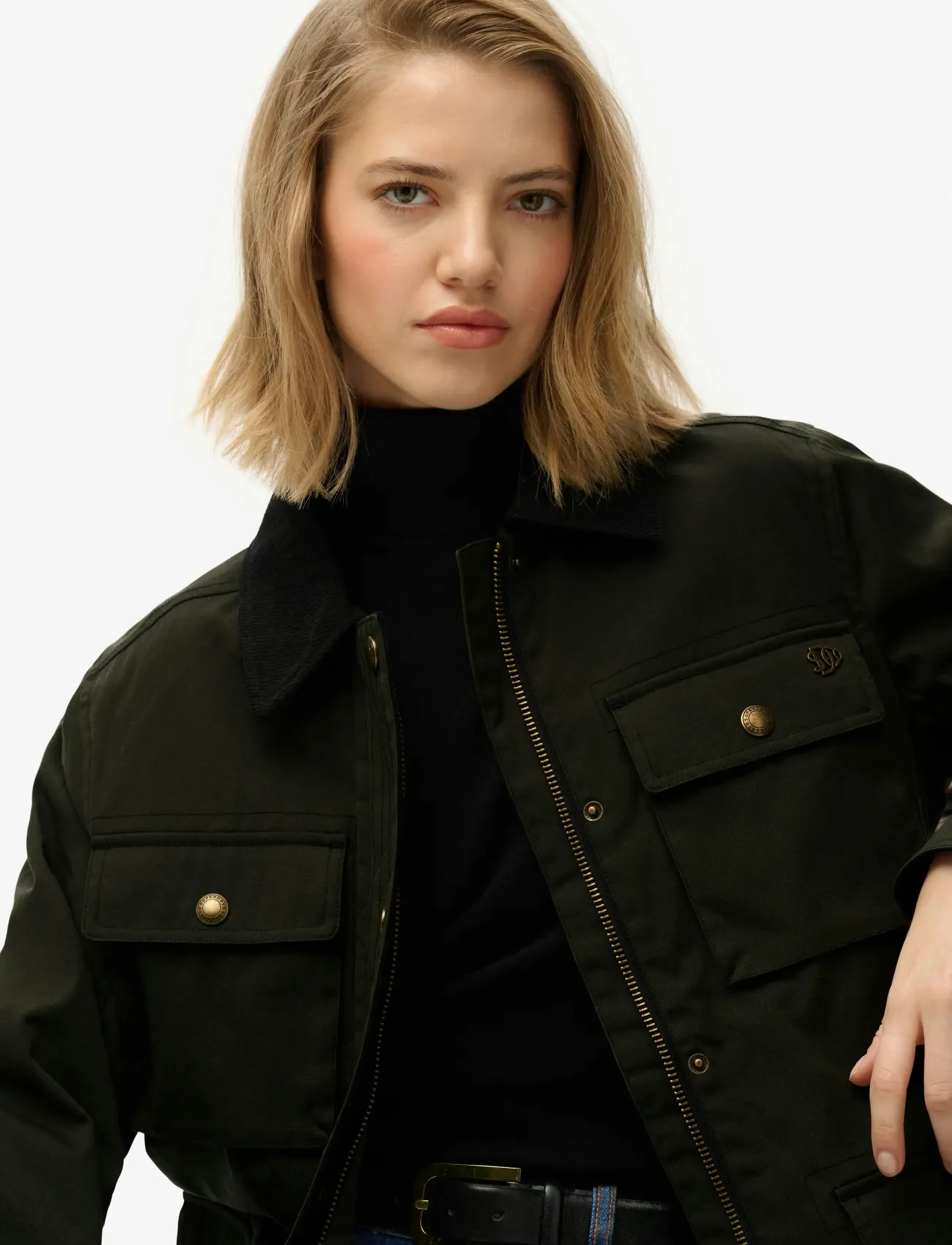 Superdry - WAX JACKET - Üleriided - surplus goods olive green - 5