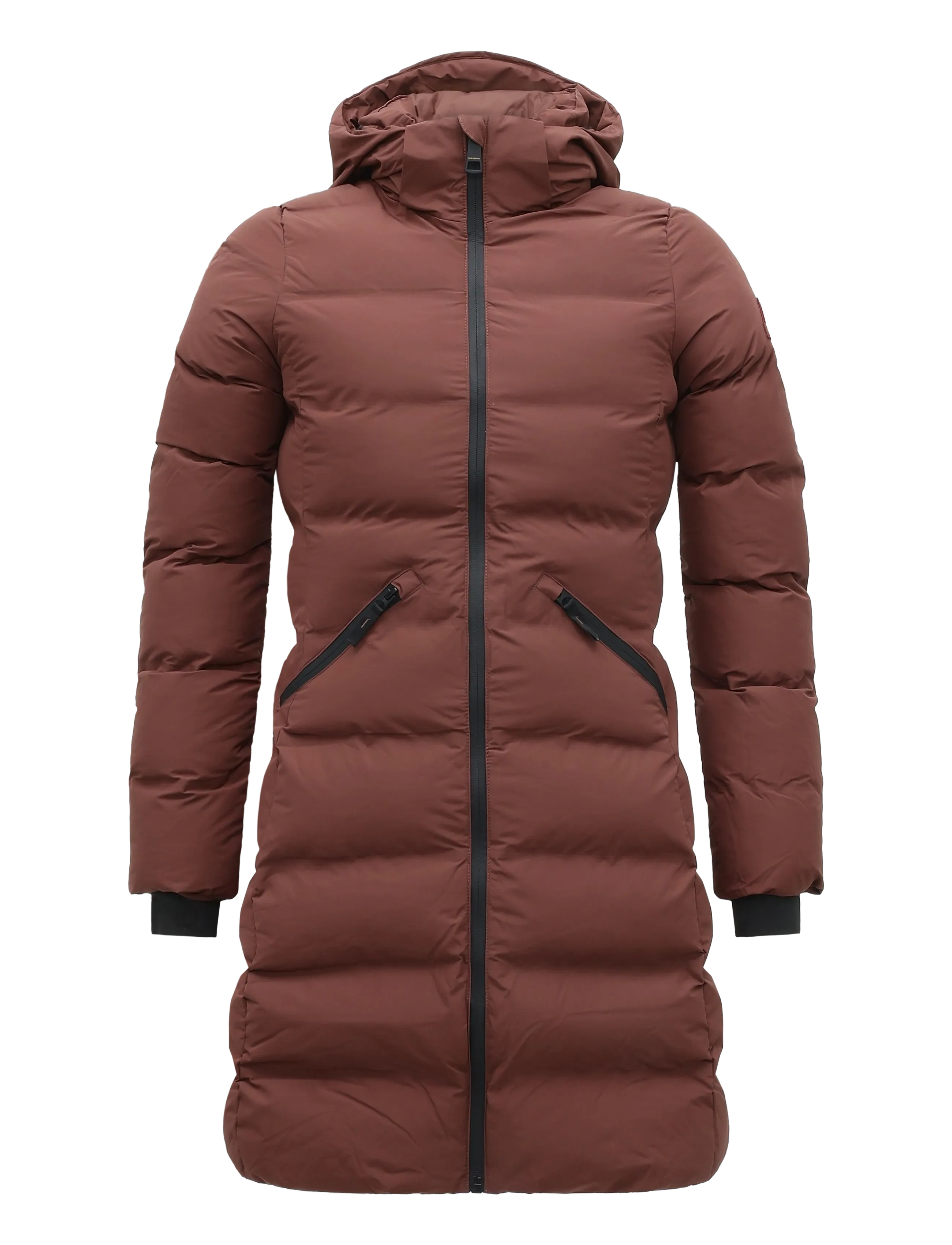 Superdry CITY MID PADDED JACKET - Tøj - MARRON BROWN / brown