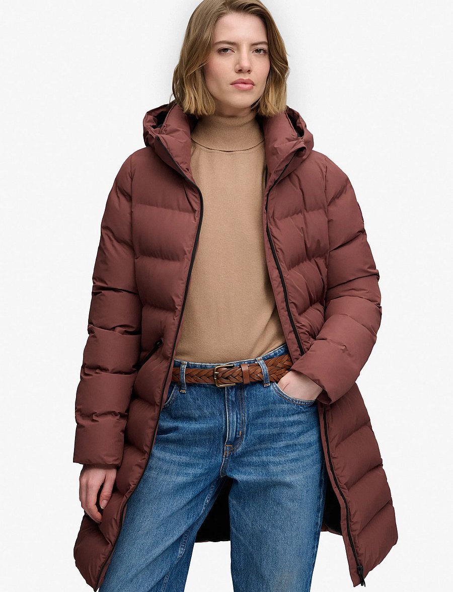 Superdry - CITY MID PADDED JACKET - vinterjakker - marron brown - 0