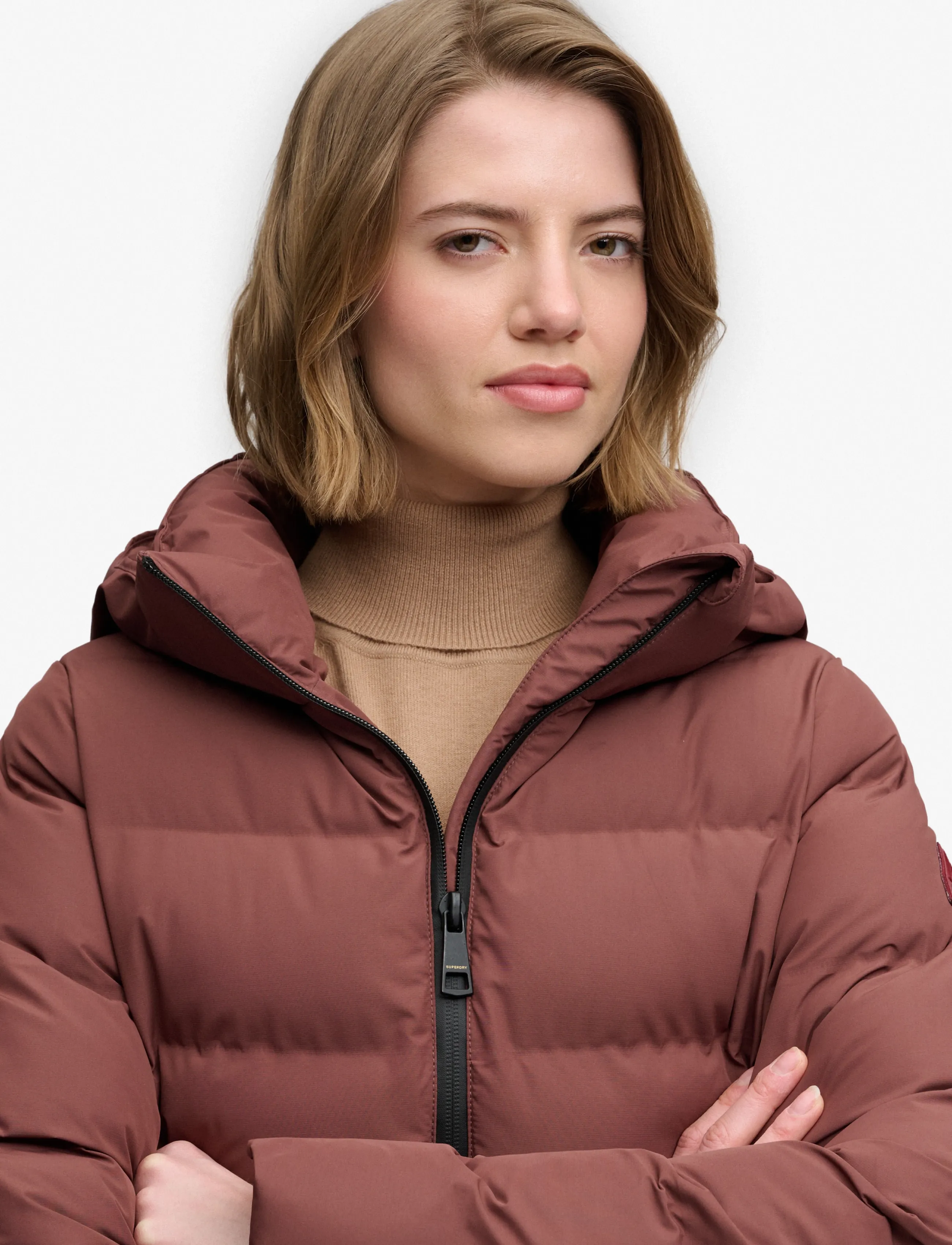 Superdry - CITY MID PADDED JACKET - vinterjakker - marron brown - 3