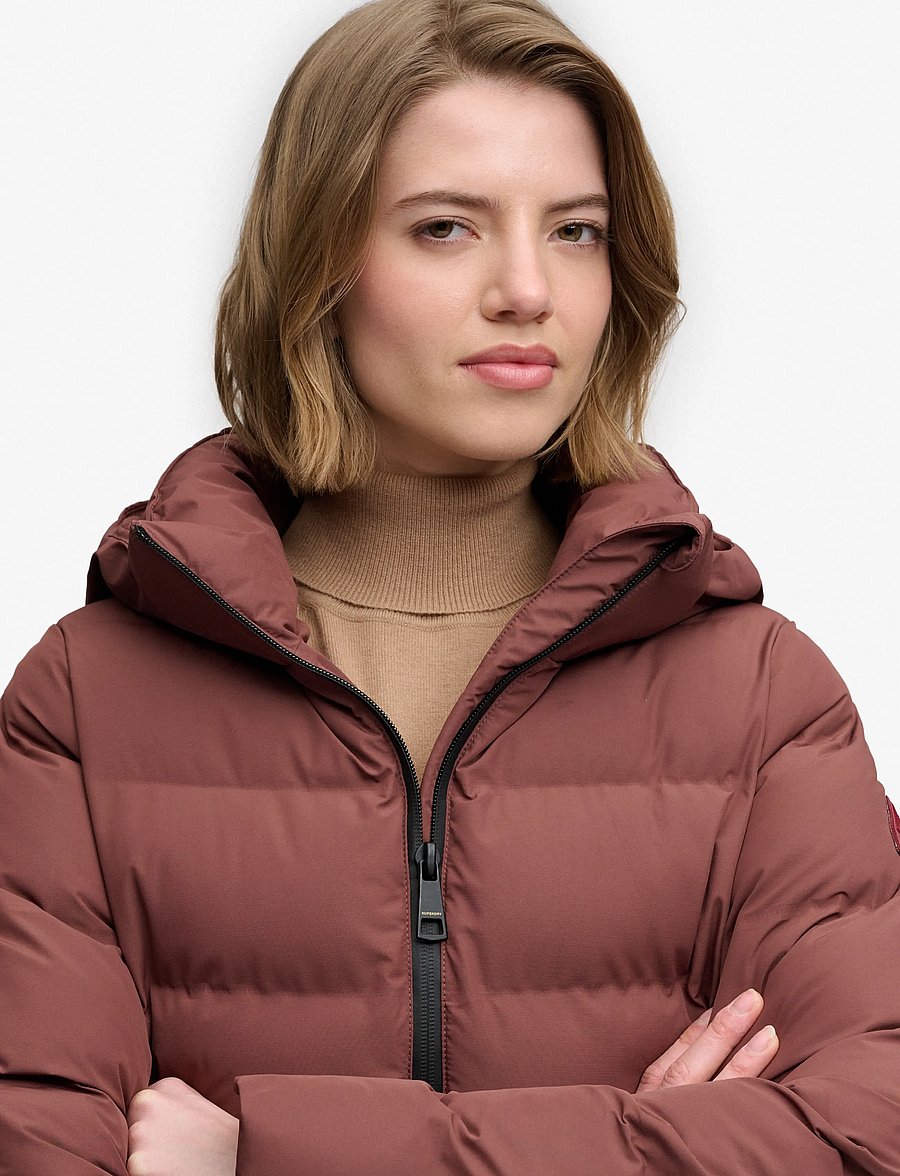 Superdry - CITY MID PADDED JACKET - vinterjakker - marron brown - 3