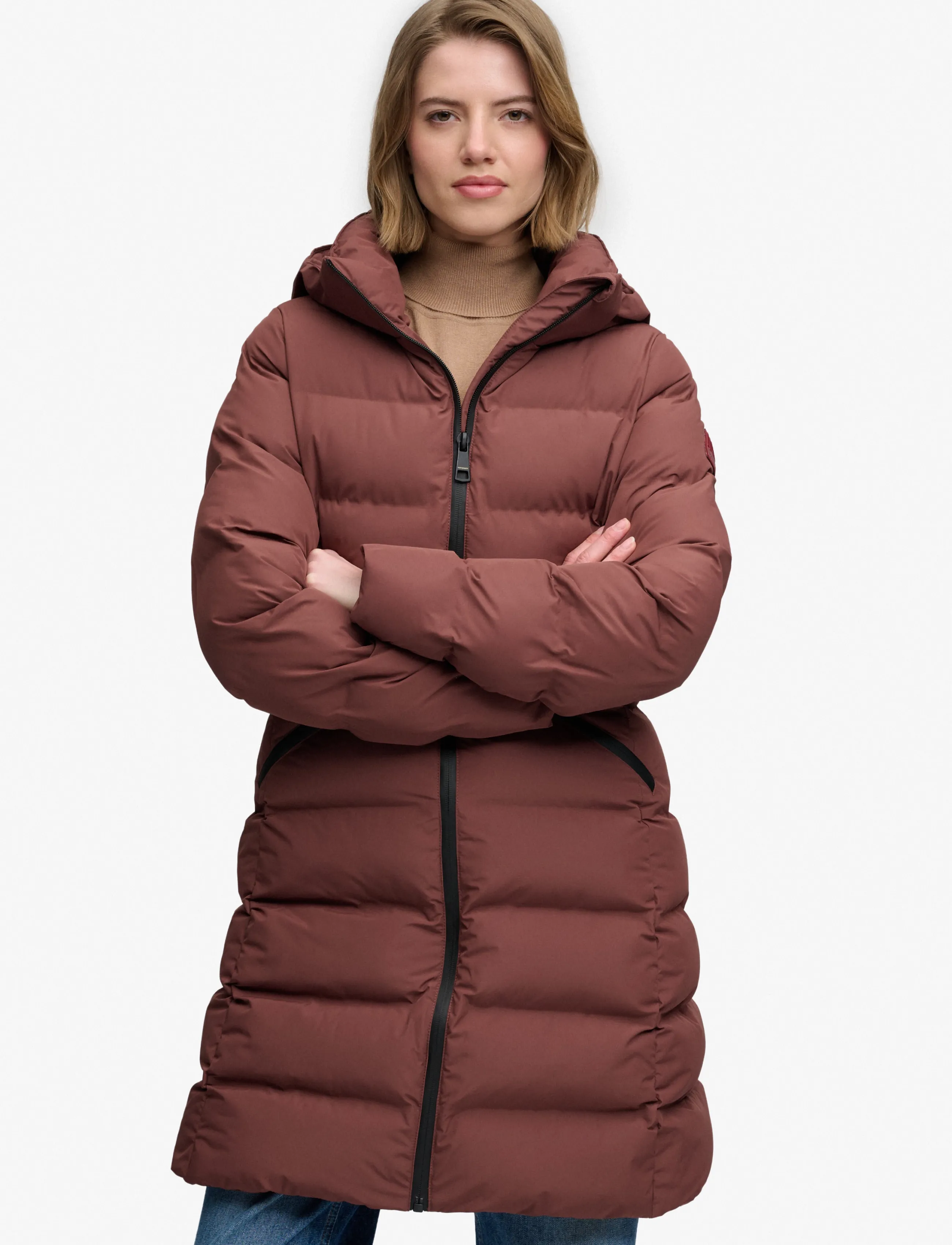 Superdry - CITY MID PADDED JACKET - vinterjakker - marron brown - 4