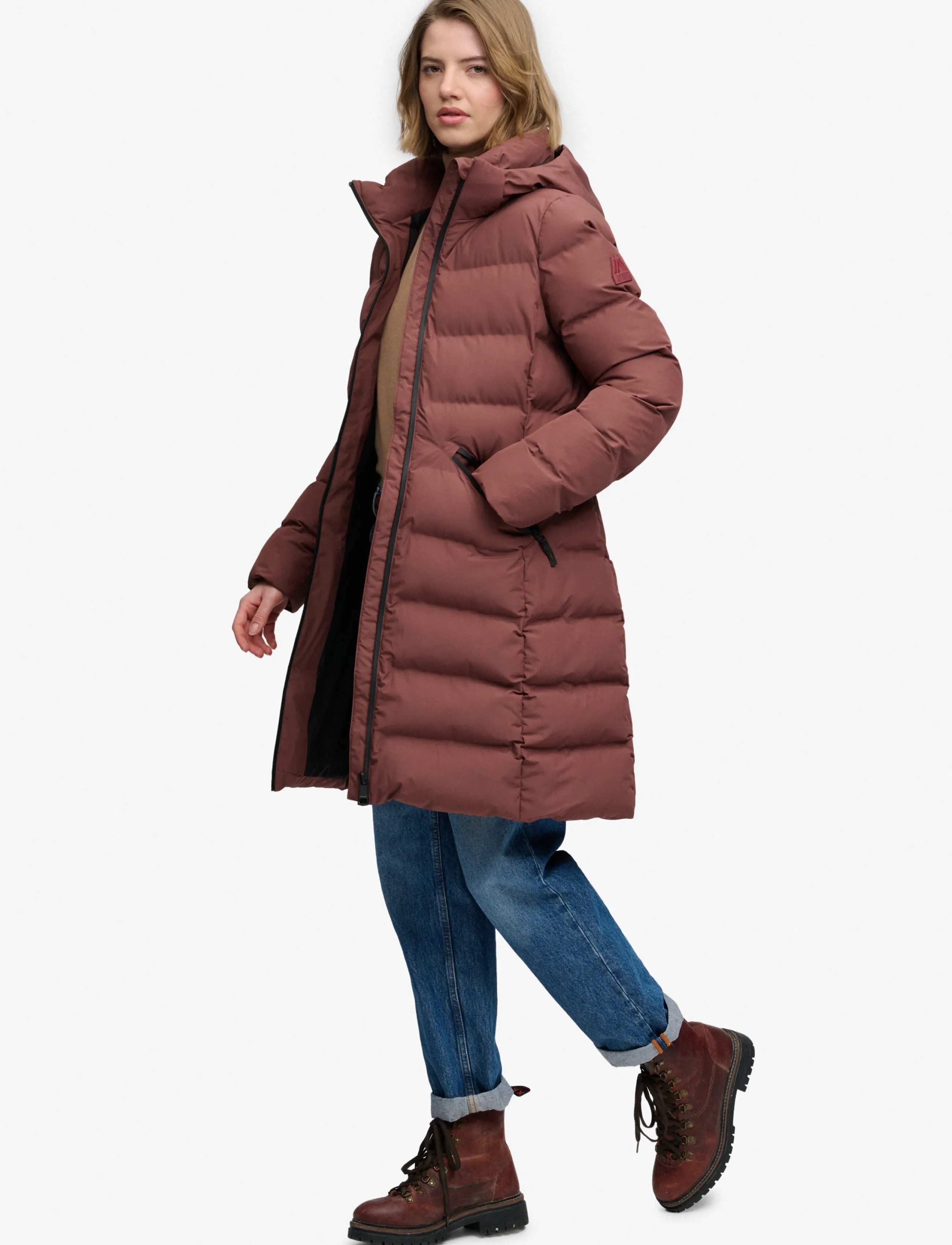 Superdry - CITY MID PADDED JACKET - vinterjakker - marron brown - 5