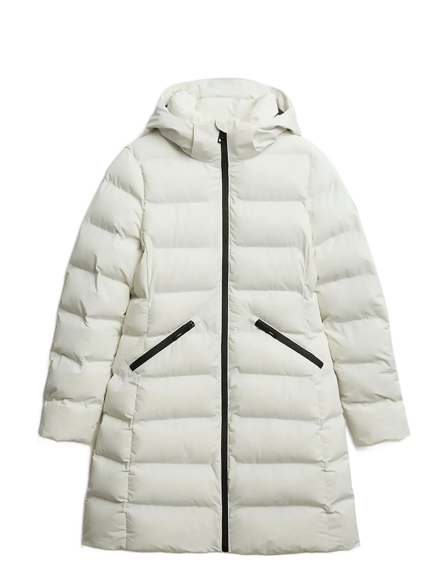 Superdry - CITY MID PADDED JACKET - sulejoped ja voodriga joped - off white - 1