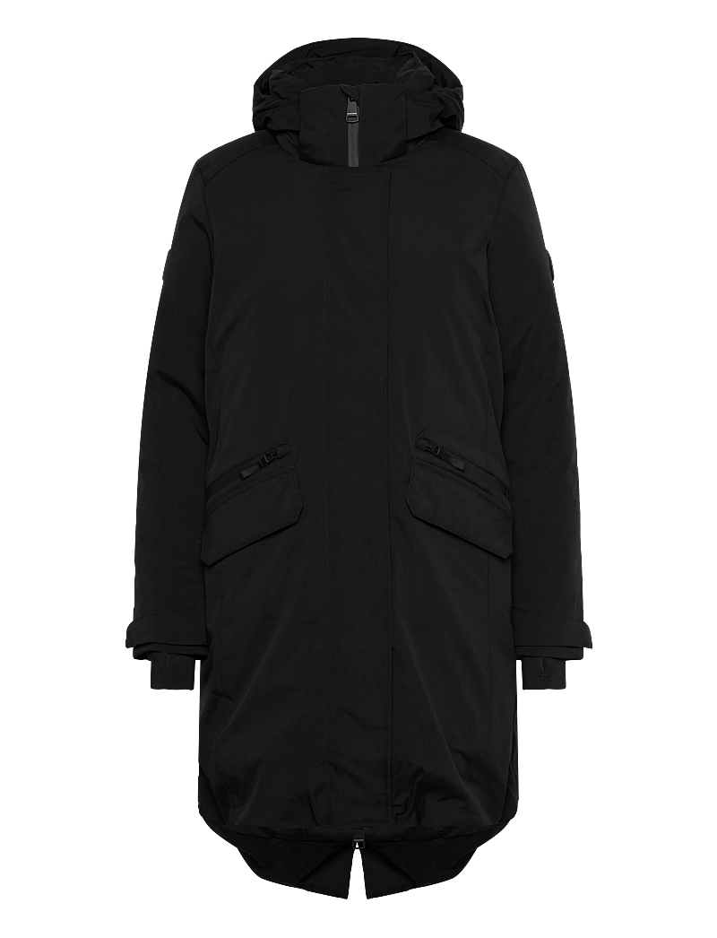 Superdry - CITY FISHTAIL PADDED PARKA - parkas - black - 0