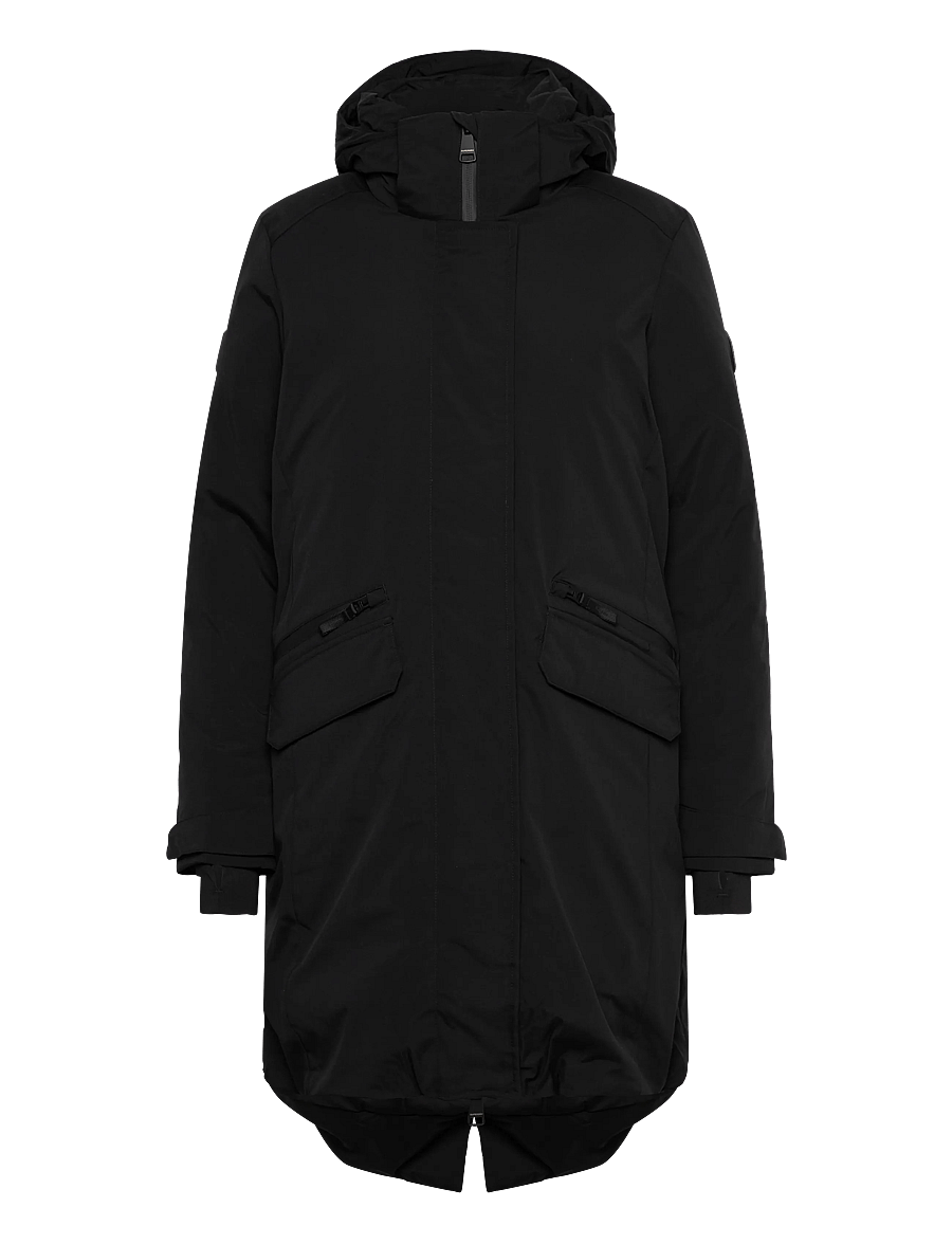 Superdry - CITY FISHTAIL PADDED PARKA - parkas - black - 1