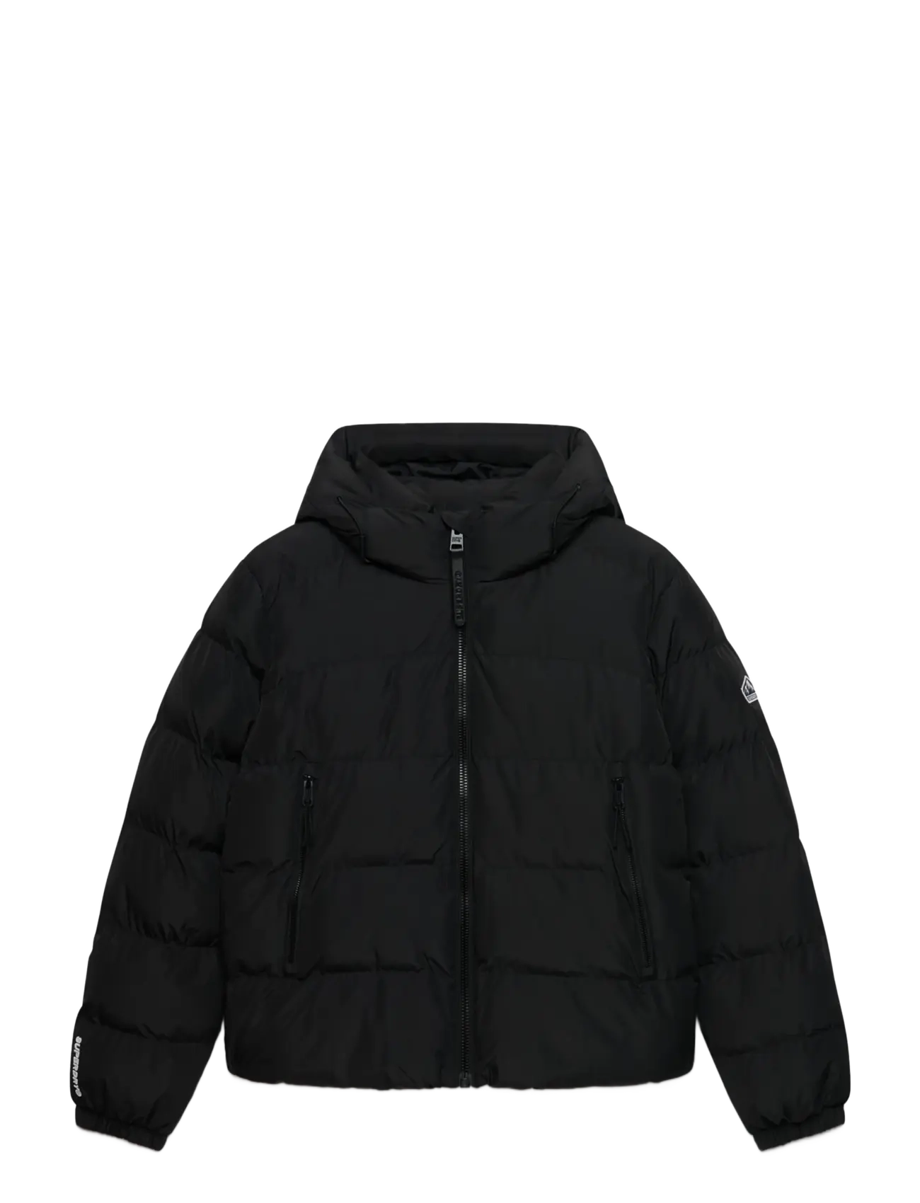 Superdry - HOODED SPORTS PUFFER JACKET - black - 1