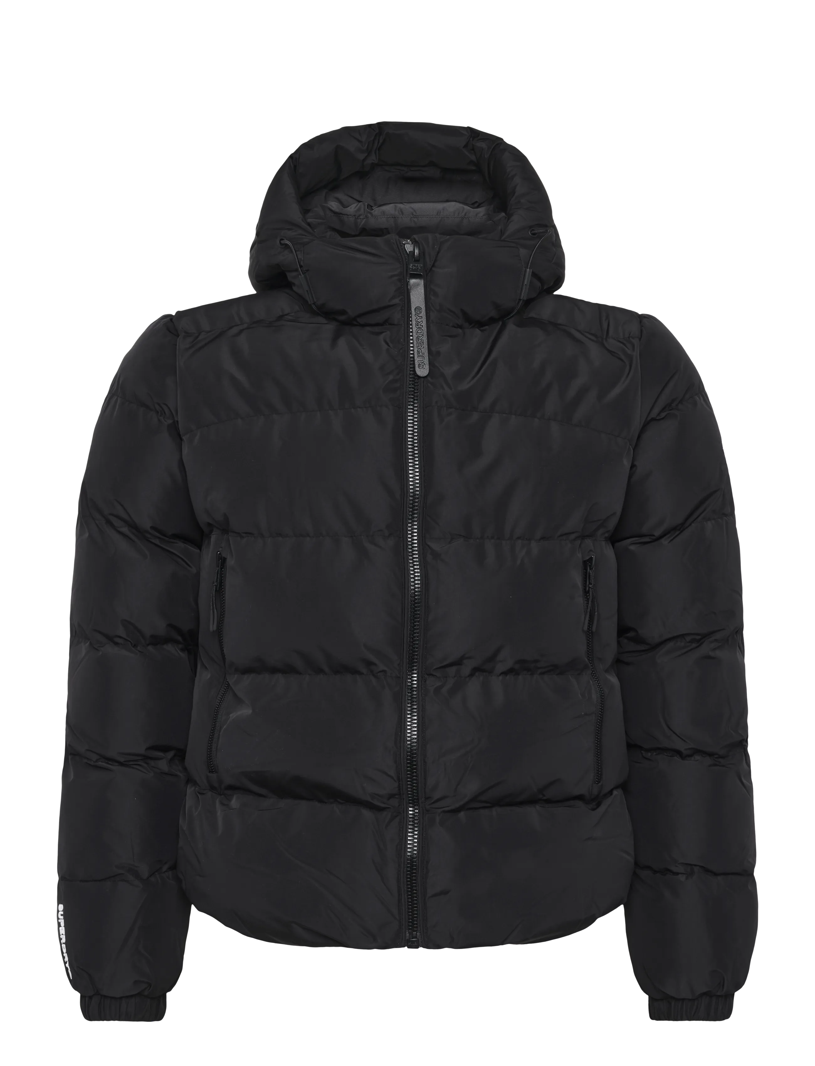 Superdry - HOODED SPORTS PUFFER JACKET - winterjassen - black - 1