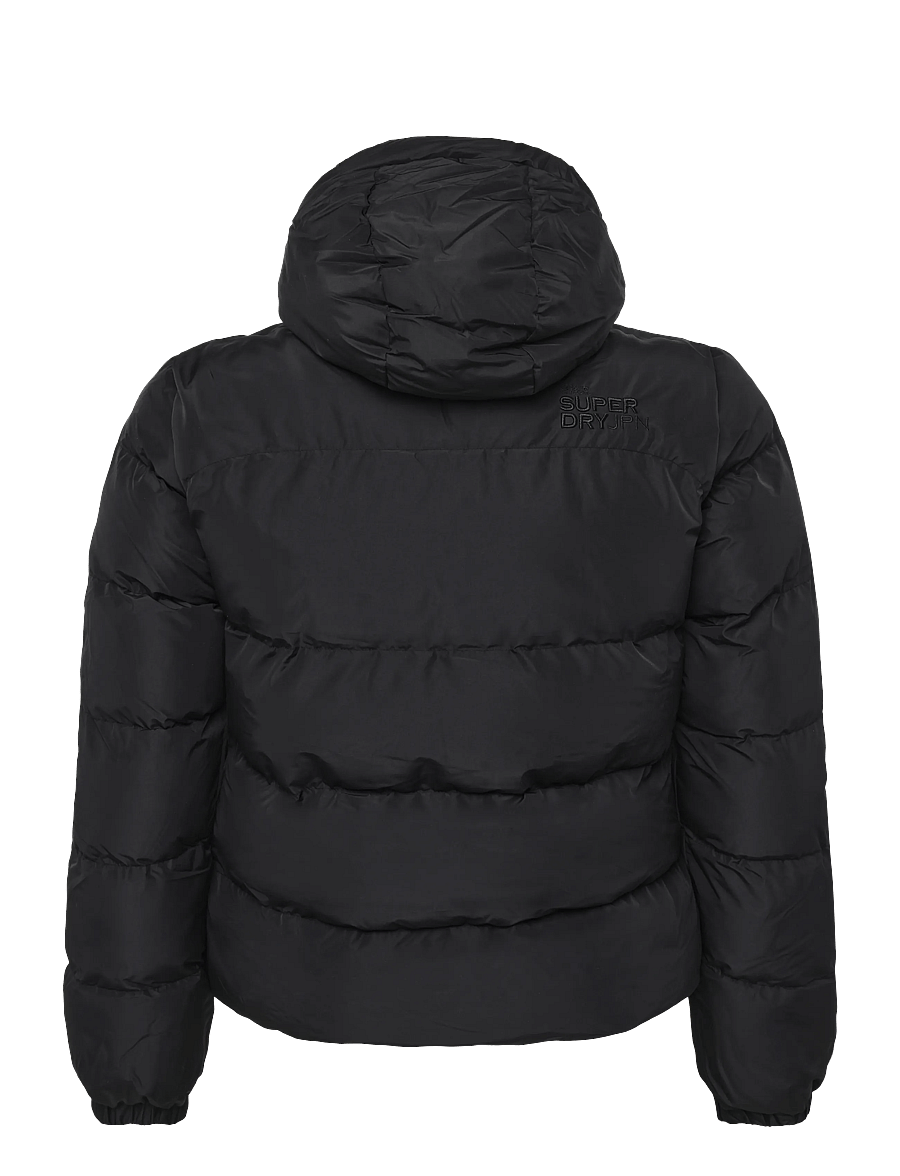 Superdry - HOODED SPORTS PUFFER JACKET - winterjassen - black - 2