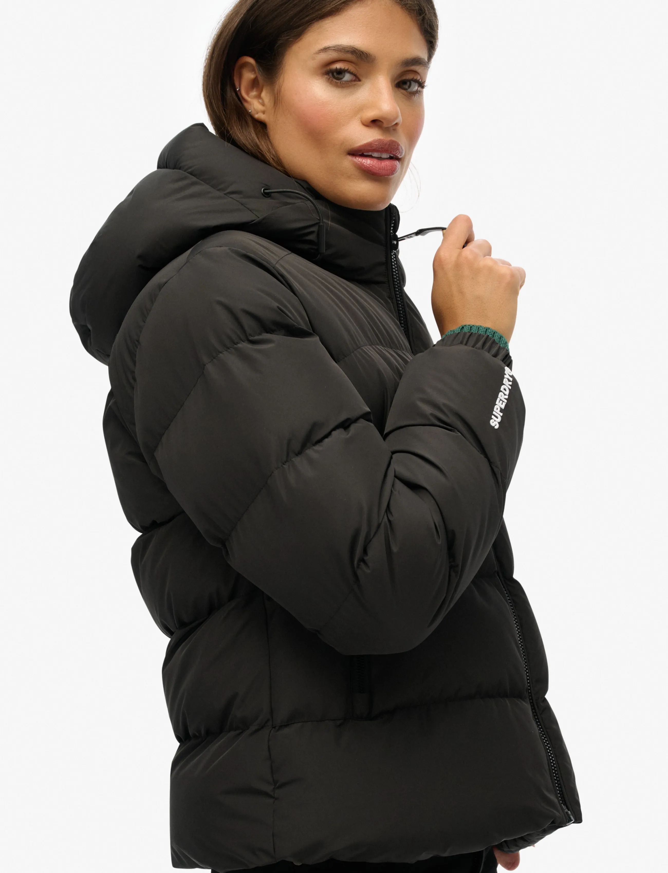 Superdry Hooded Sports Puffer Jacket jackor dam – bild 5