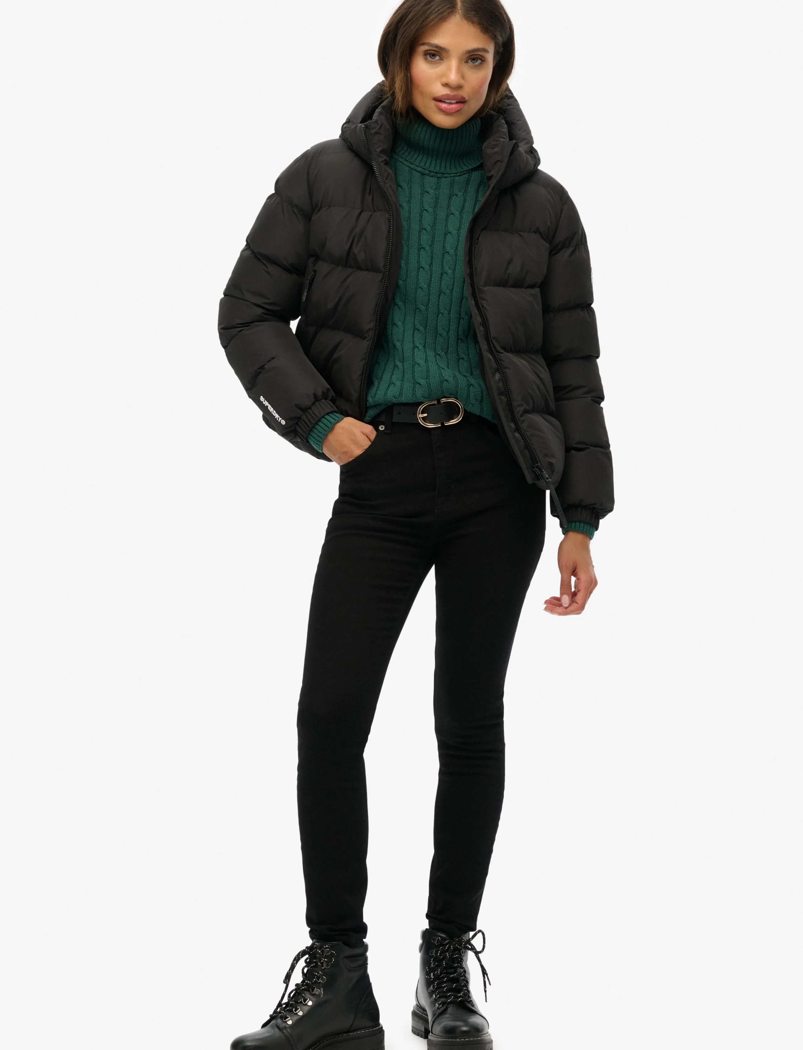 Superdry Hooded Sports Puffer Jacket jackor dam – bild 6