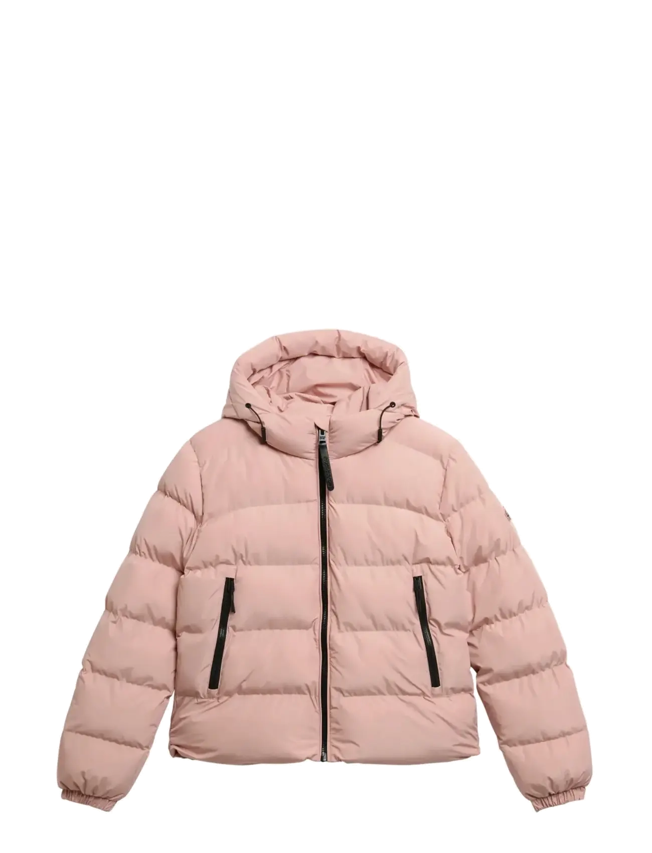 Superdry HOODED SPORTS PUFFER JACKET - Kleidung - VINTAGE BLUSH / pink/rose