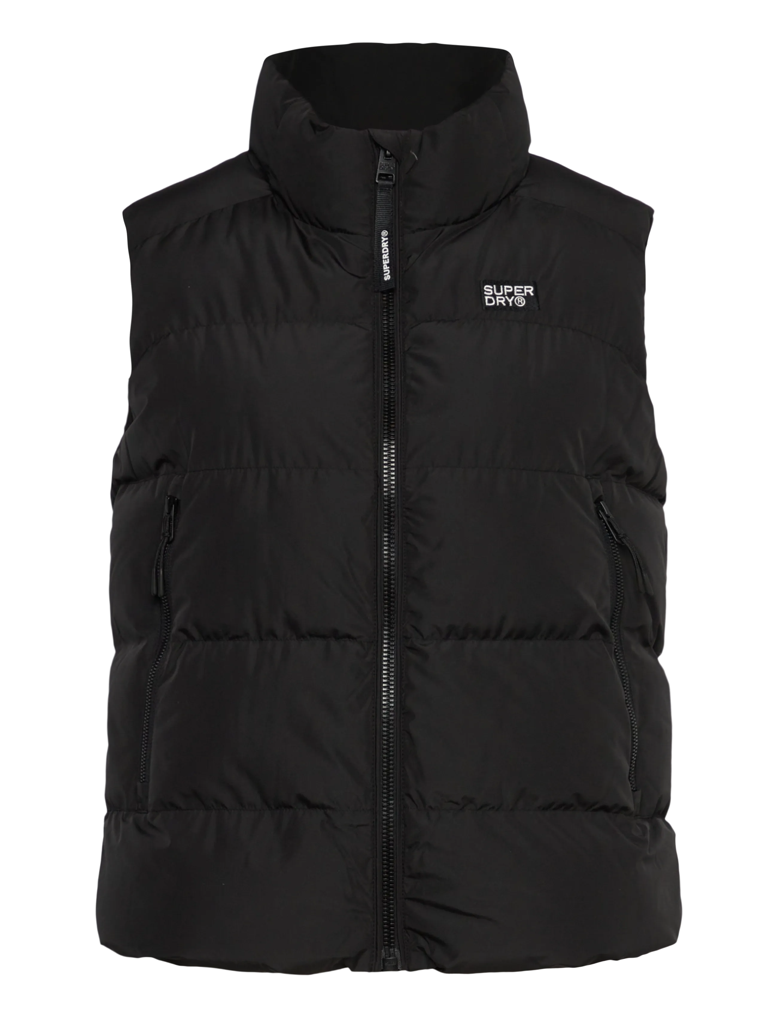 SUPERDRY Sport Puffer Weste Schwarz - S - Damen