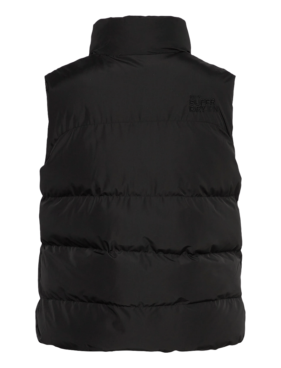 Superdry - SPORTS PUFFER GILET - forårsjakker - black - 2