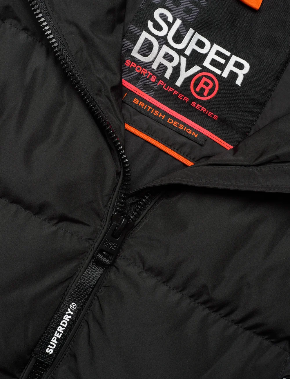 Superdry - SPORTS PUFFER GILET - herbstjacken - black - 2