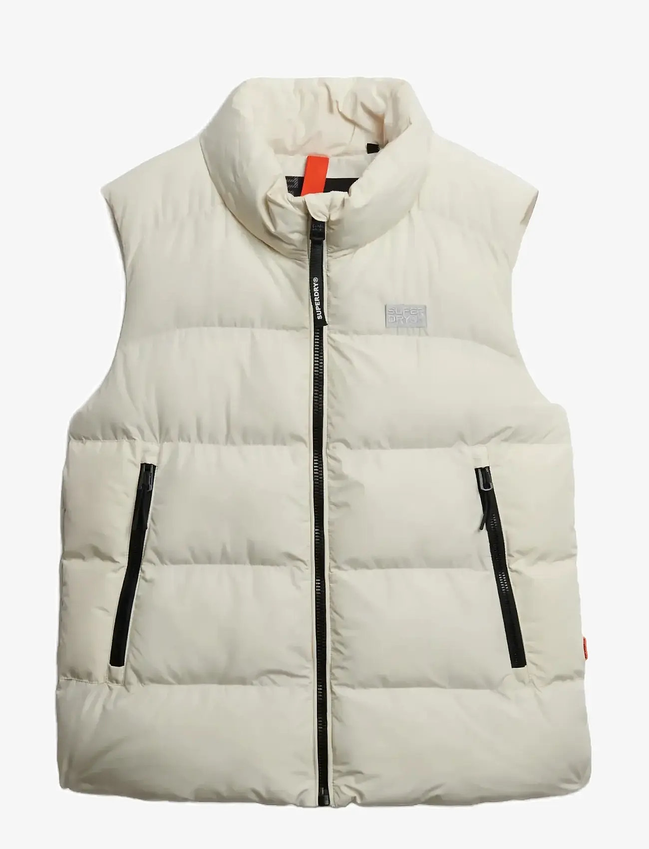 Superdry - SPORTS PUFFER GILET - fall jackets - off white - 1