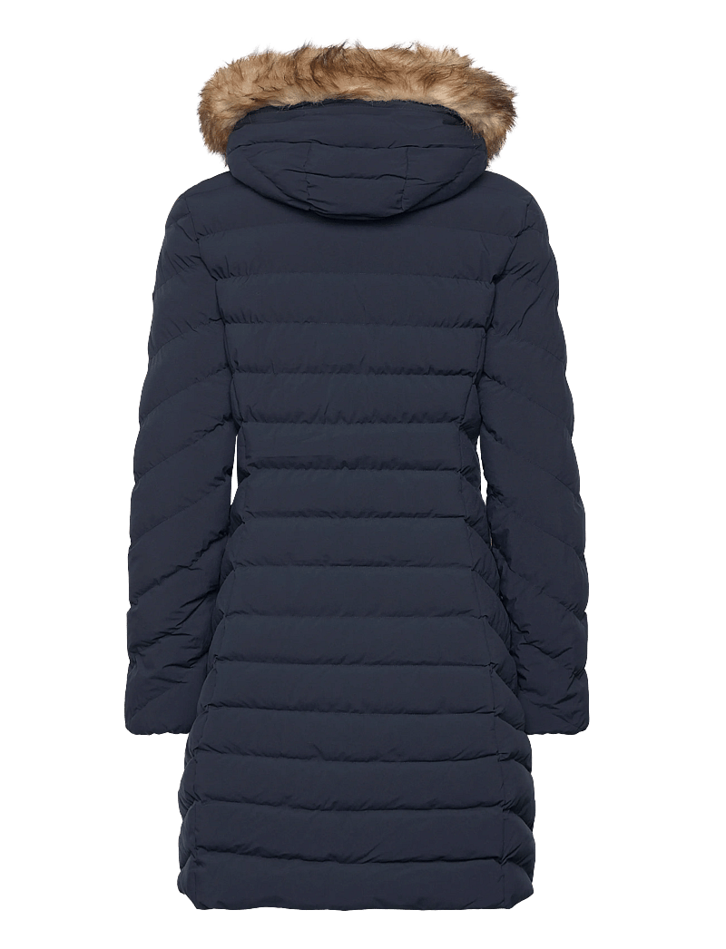 Superdry - FUJI FAUX FUR HOOD MID LENGTH - dunkappor - eclipse navy - 2
