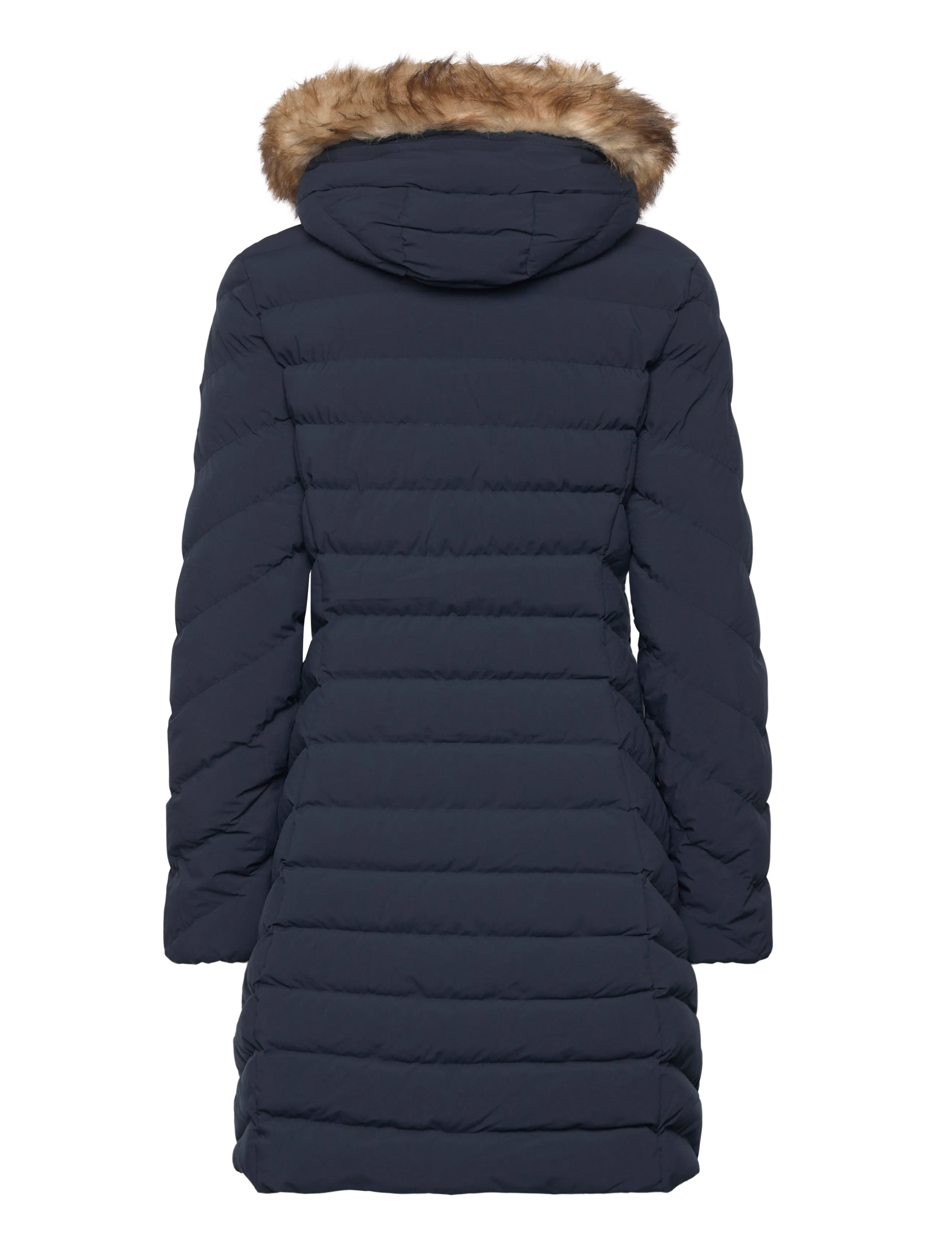 Superdry - FUJI FAUX FUR HOOD MID LENGTH - kurtki zimowe - eclipse navy - 2