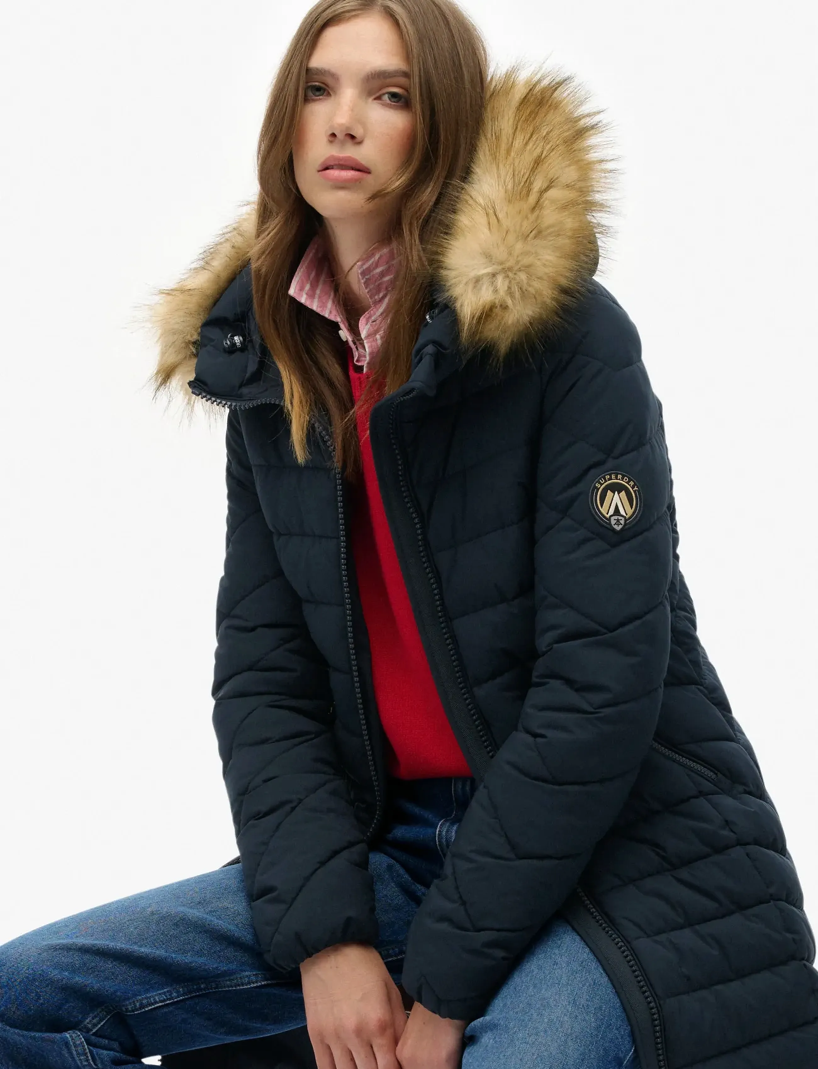 Fuji Faux Fur Hood Mid Length 6