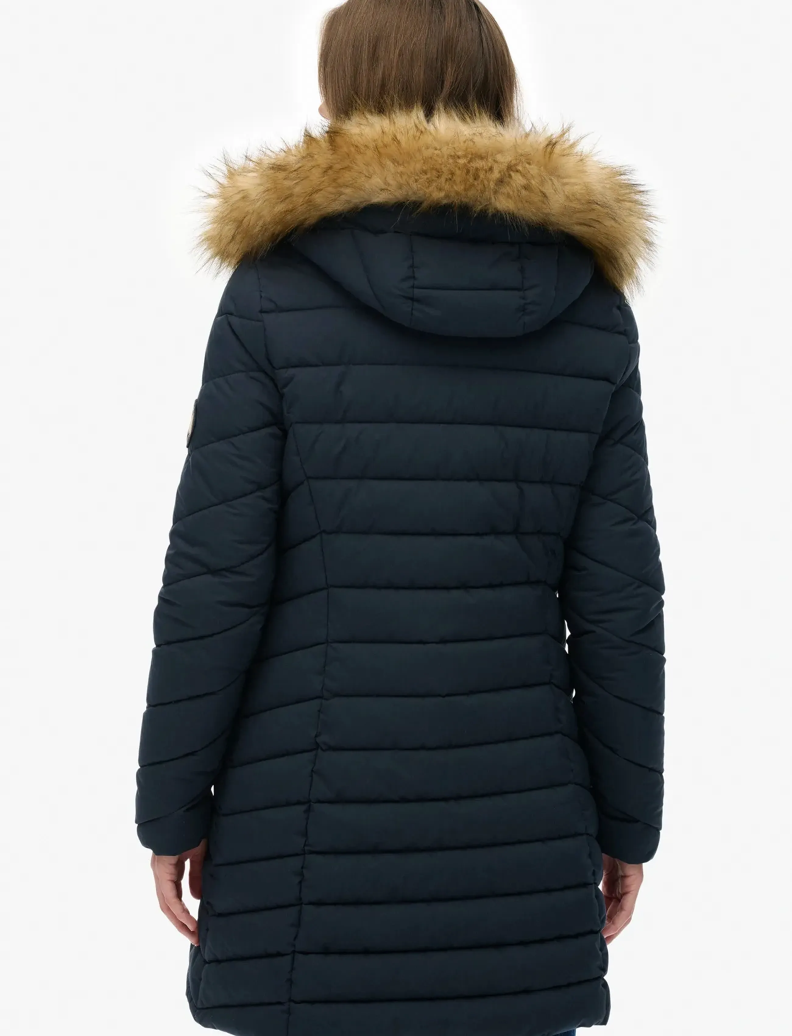 Fuji Faux Fur Hood Mid Length 8