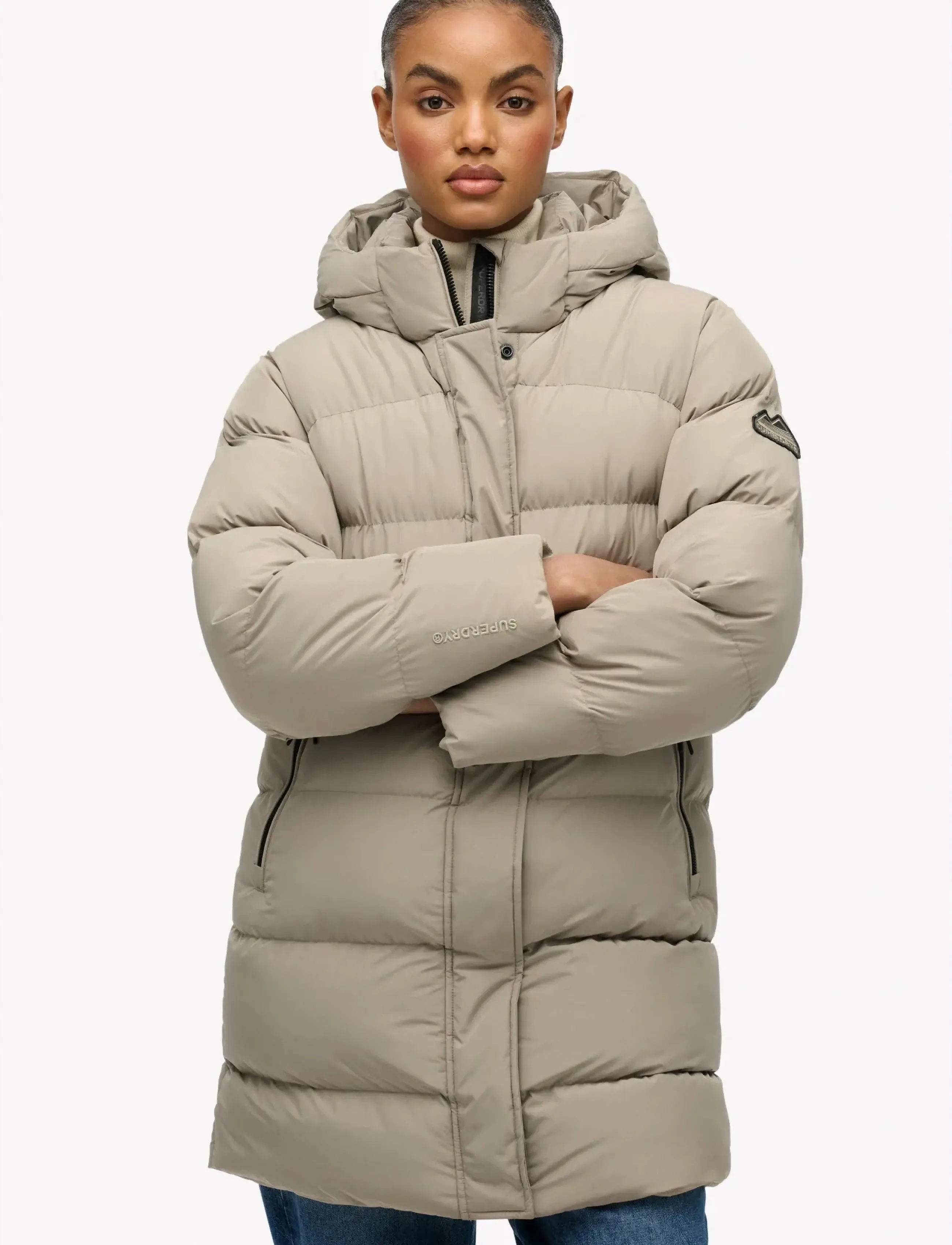 Hooded Sports Puffer Mid Jkt 5