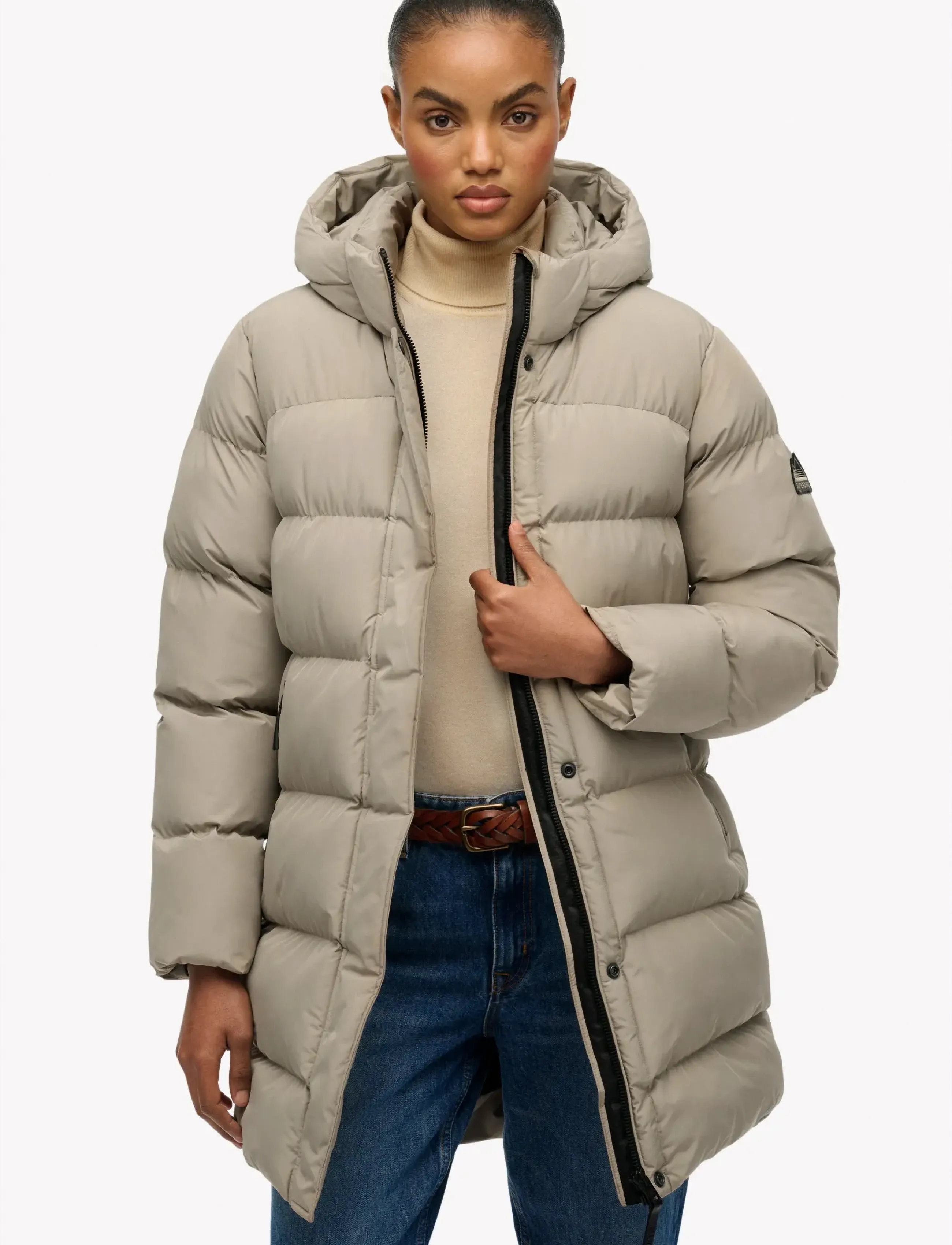 Hooded Sports Puffer Mid Jkt 9