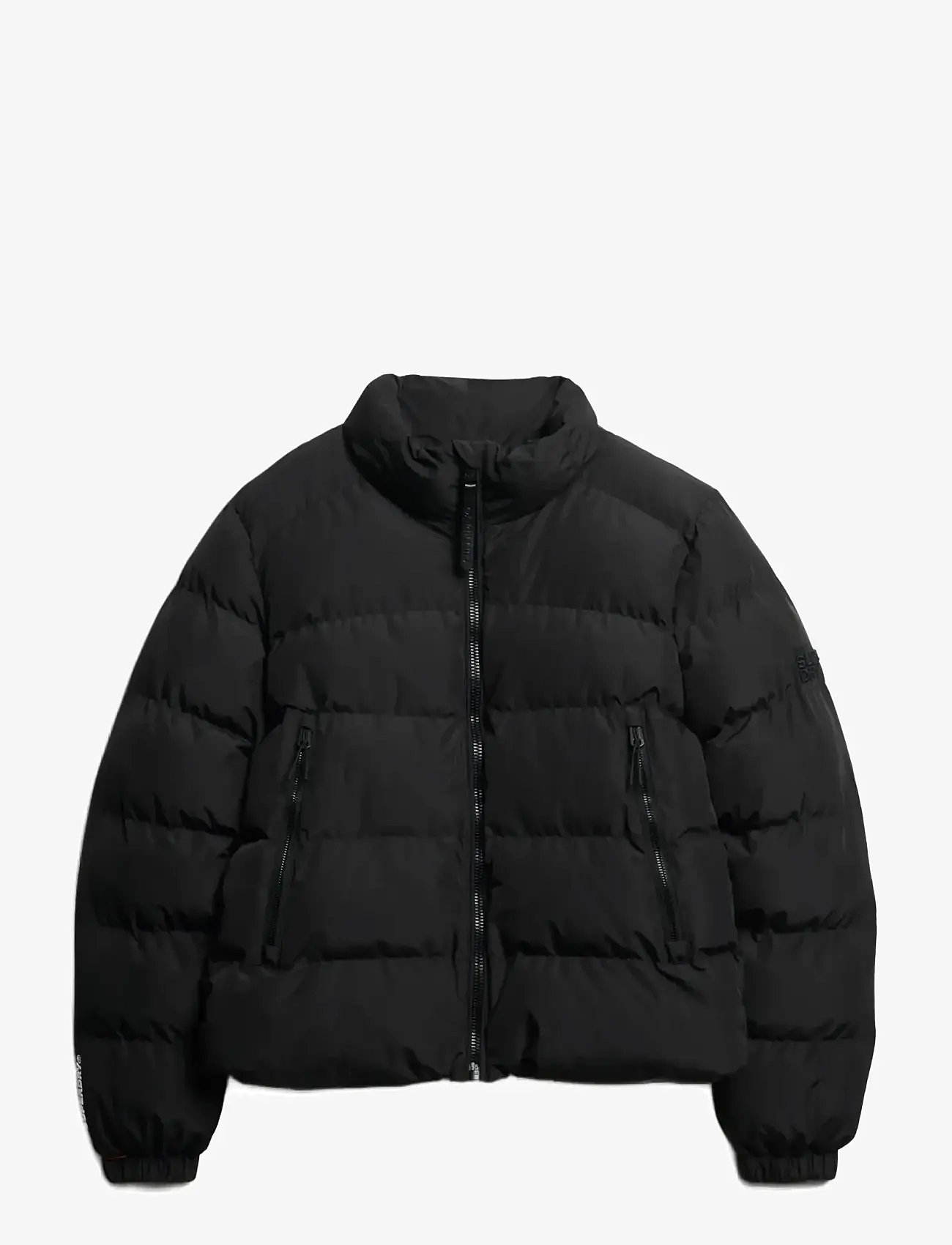 Superdry - NON HOODED SPORTS PUFFER JKT - winterjacken - black - 1