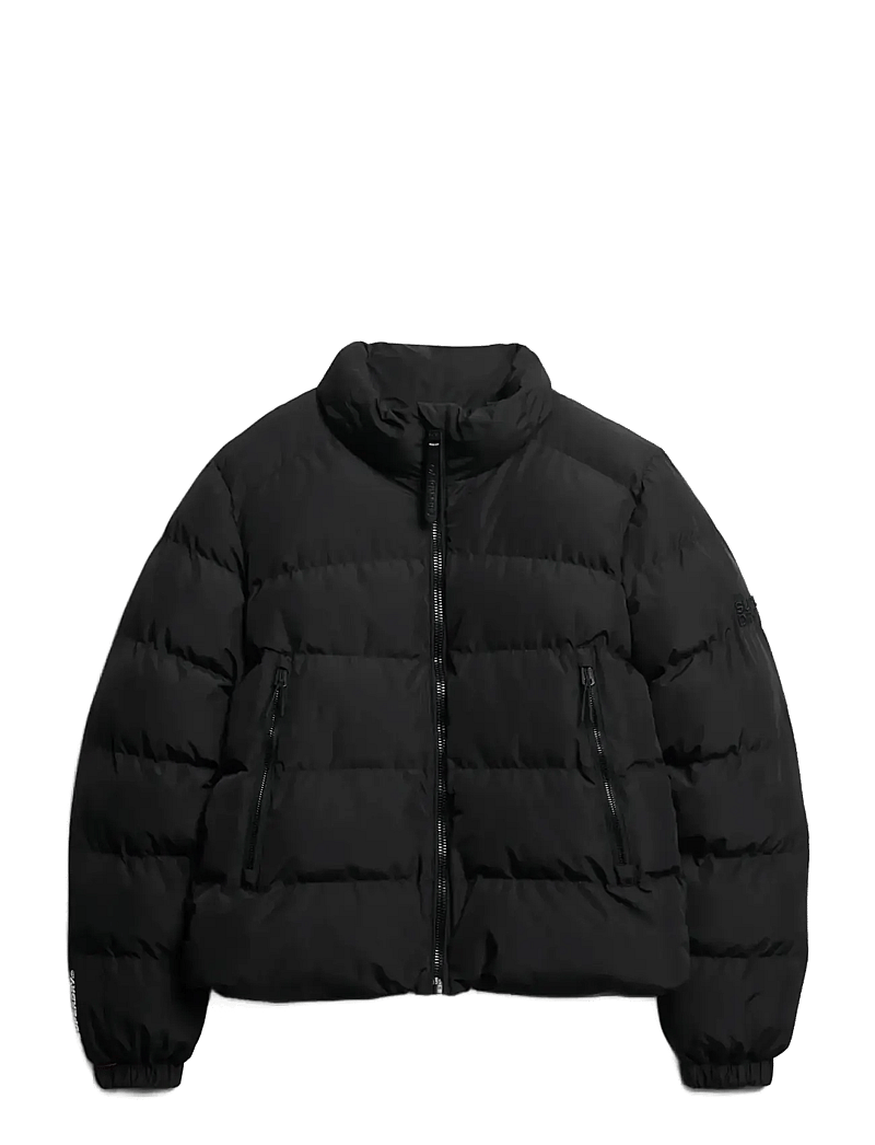 Superdry - NON HOODED SPORTS PUFFER JKT - winterjacken - black - 1