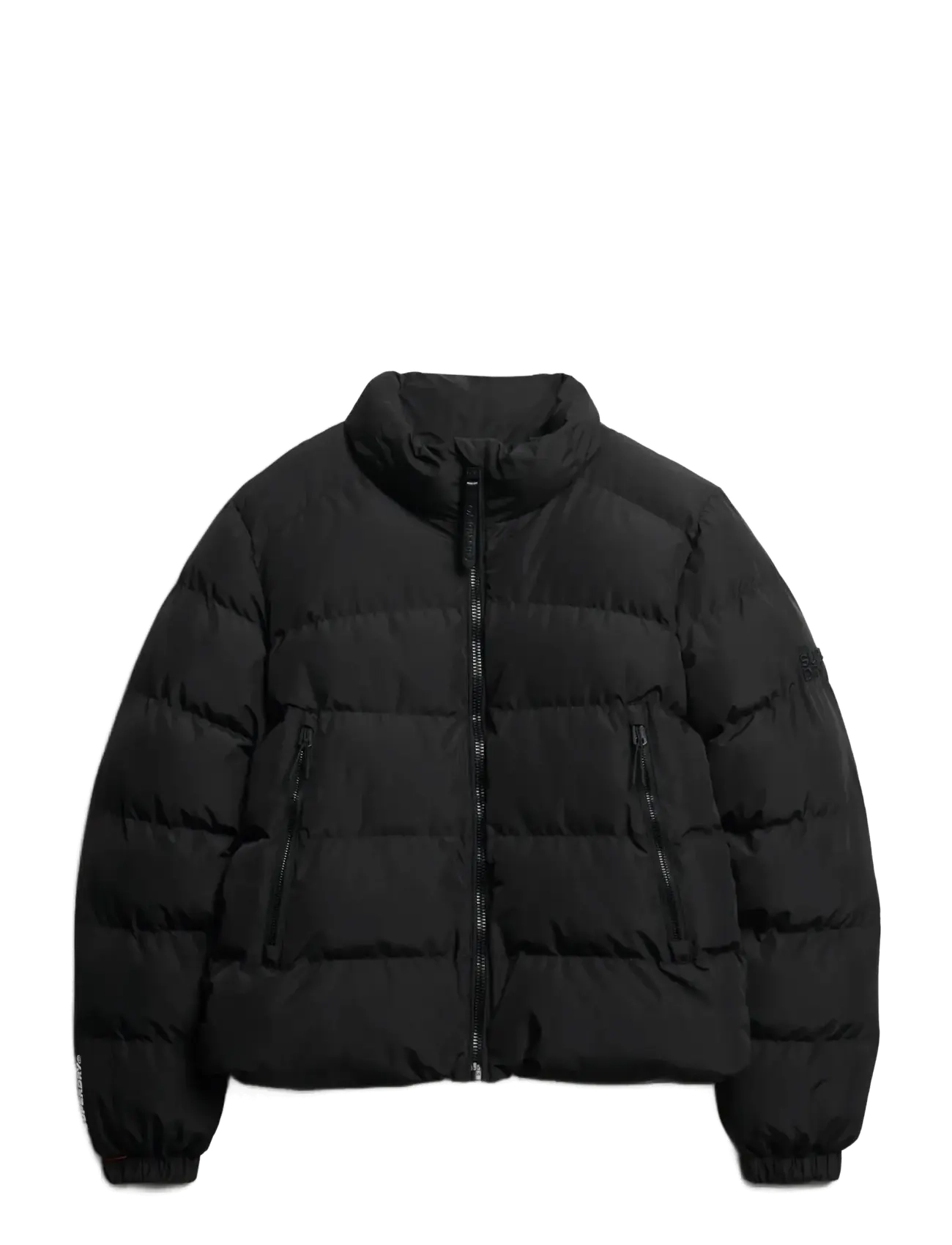 Superdry NON HOODED SPORTS PUFFER JKT - Superdry - BLACK / black