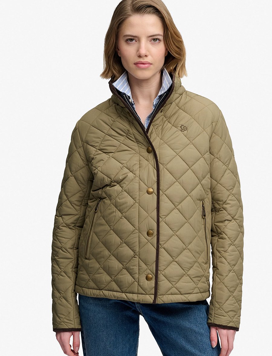 Superdry - ESTATE COUNTRY LINER JACKET - tepitud jakid - moss khaki - 3