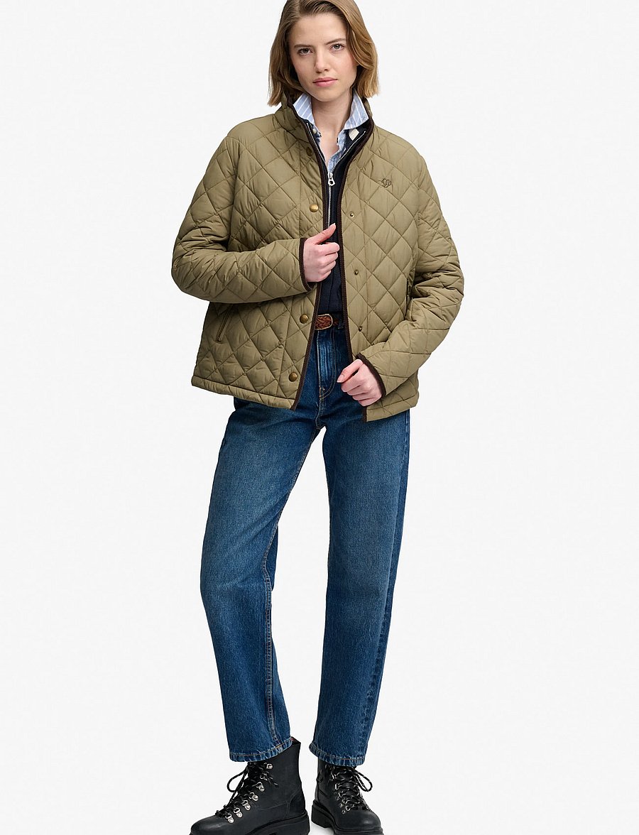 Superdry - ESTATE COUNTRY LINER JACKET - tepitud jakid - moss khaki - 5