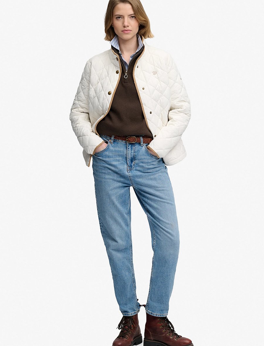 Superdry - ESTATE COUNTRY LINER JACKET - steppjacken - off white - 5
