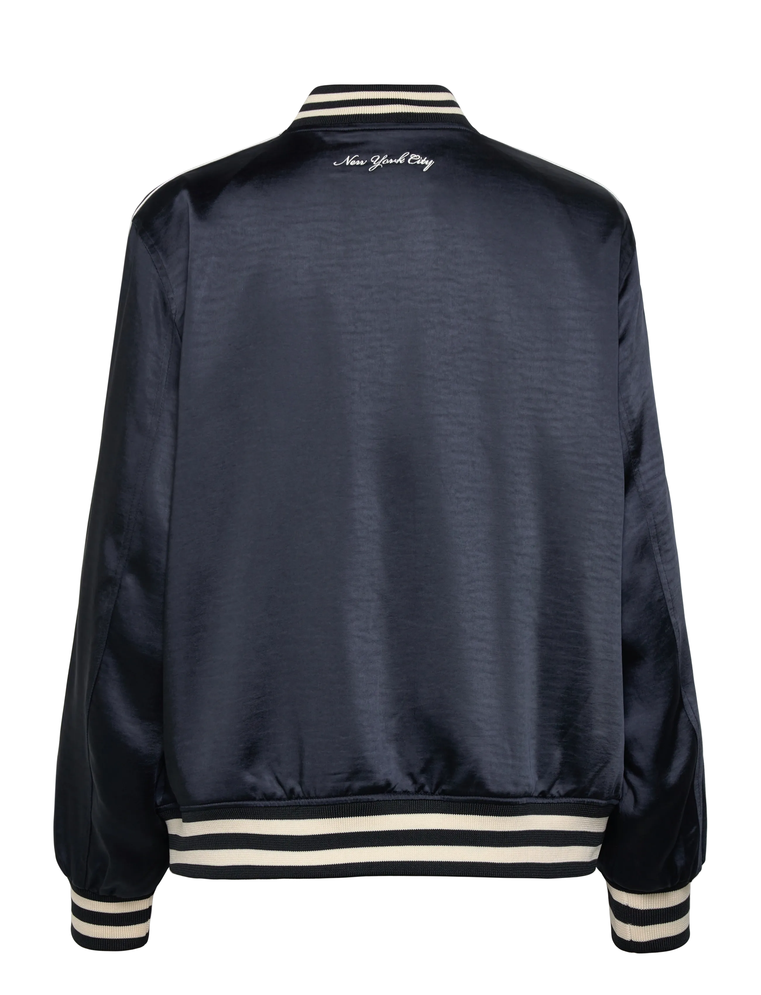 Superdry - VARSITY SATIN BOMBER JACKET - tunna jackor - eclipse navy - 2