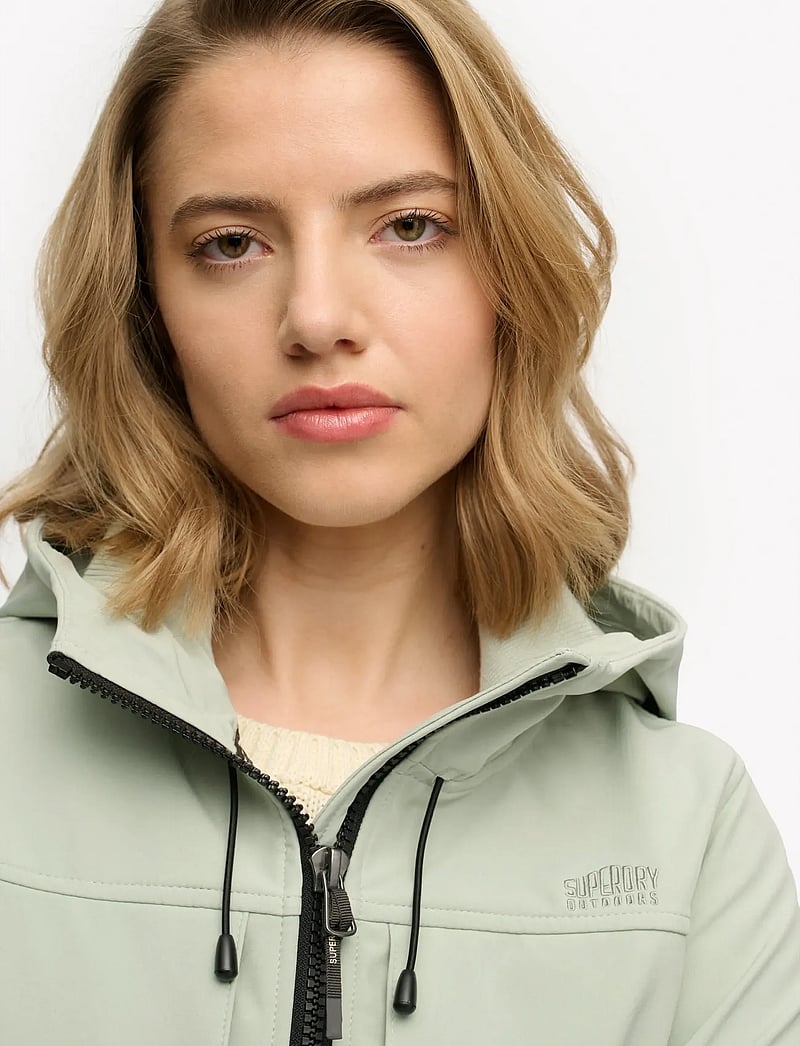 Superdry - HOODED CLASSIC TREKKER JACKET - friluftsjackor - aqua grey - 2