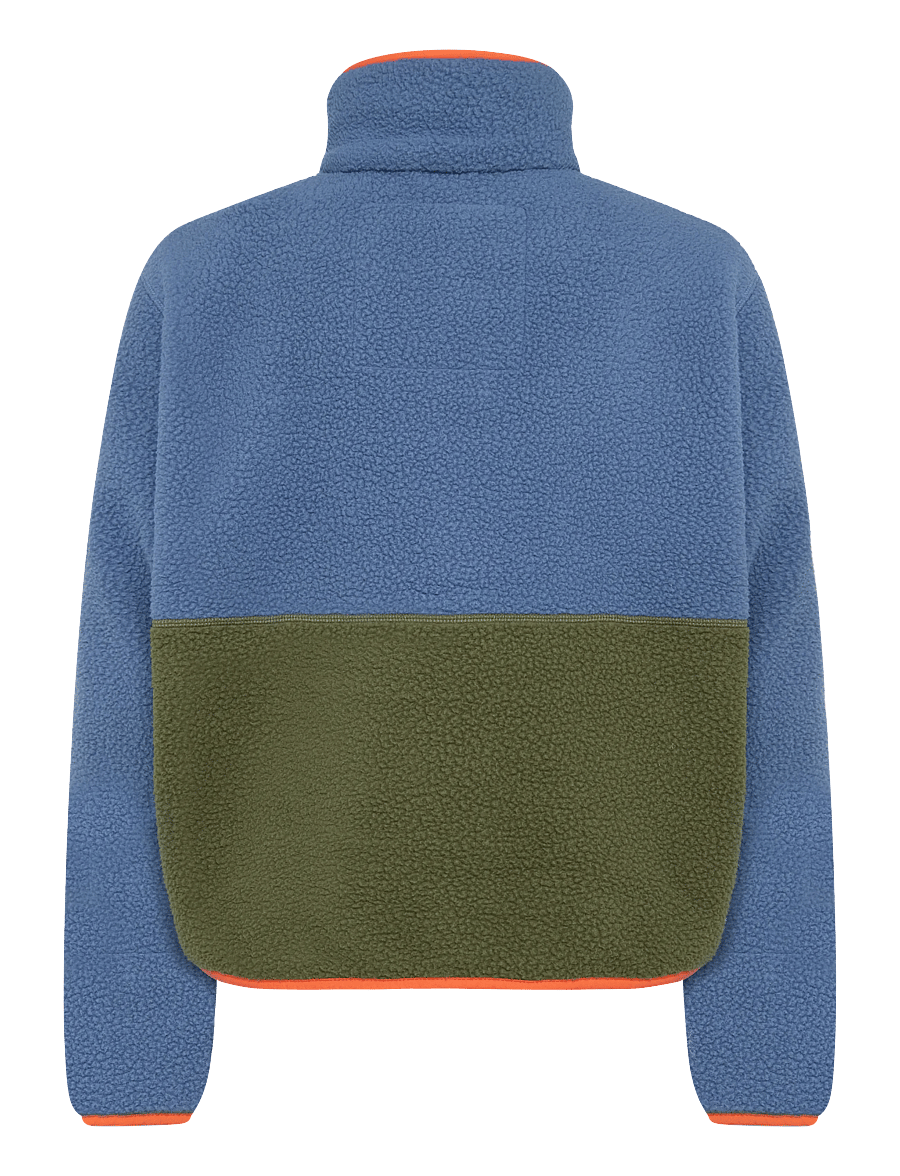 Superdry - COLOUR BLOCK FLEECE JACKET - tops - moonlight blue - 2