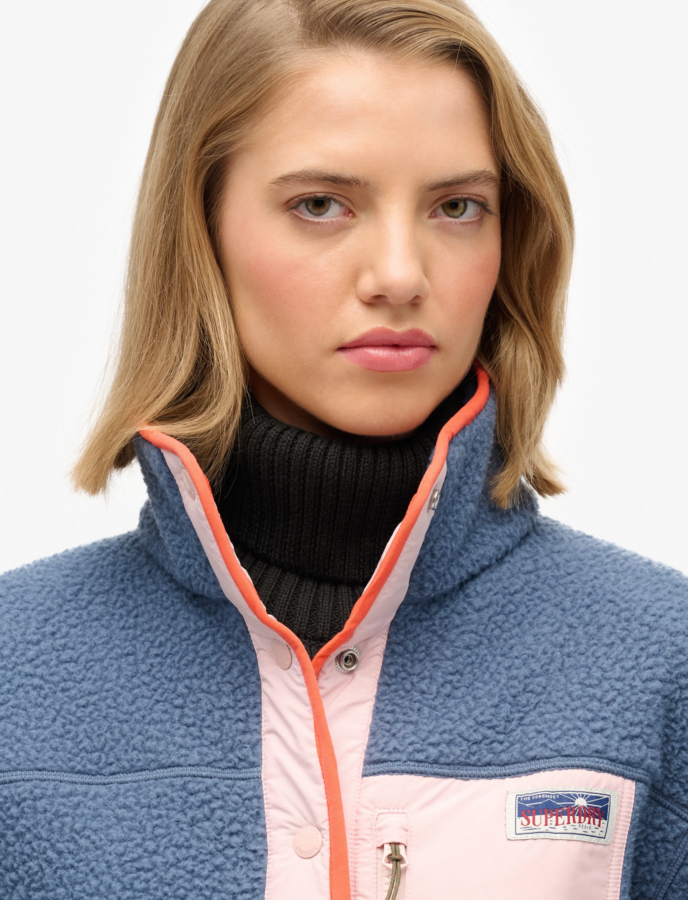 Superdry Colour Block Fleece Jacket jackor dam – bild 7