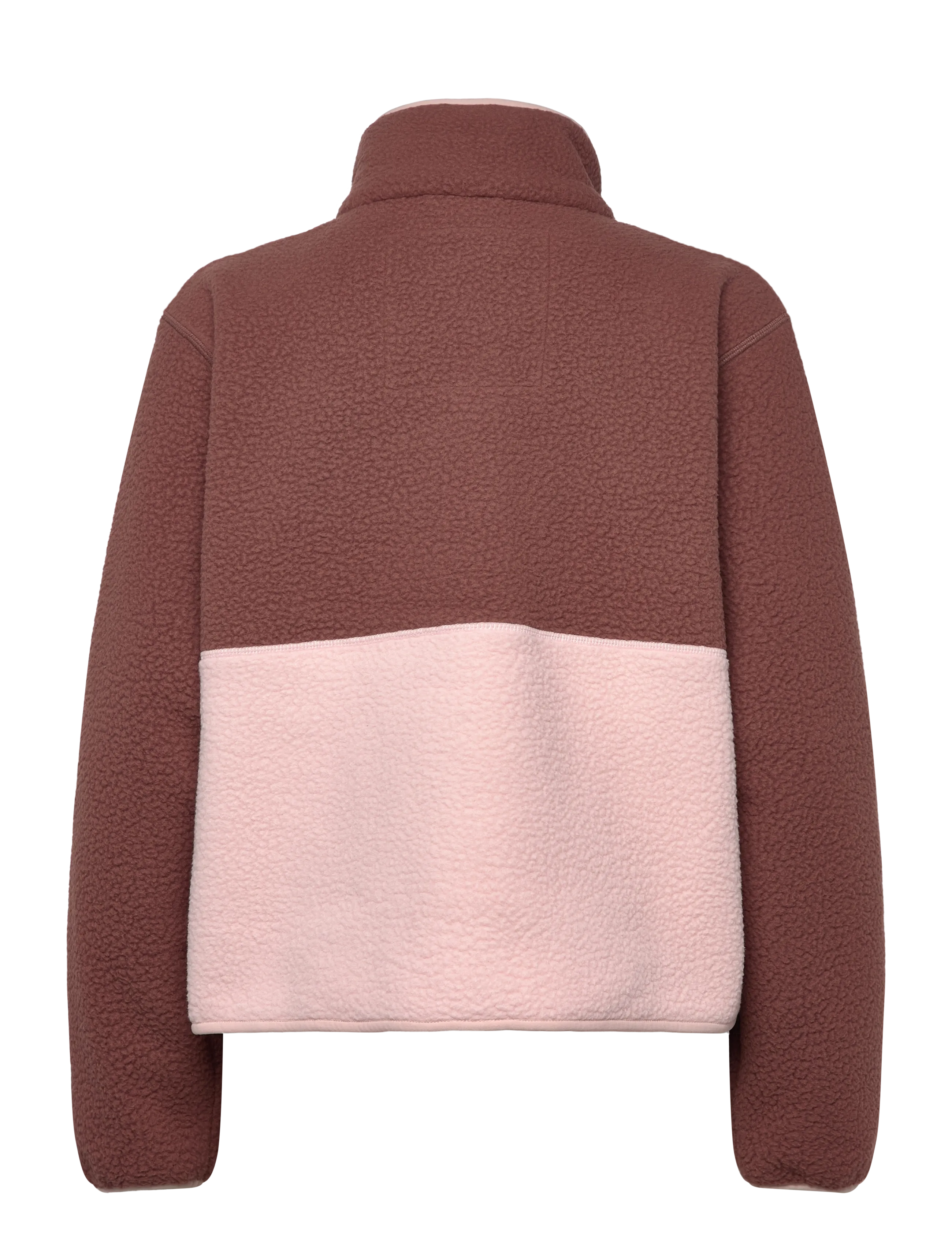 Superdry - COLOUR BLOCK FLEECE JACKET - Överdelar - nutmeg spice brown - 2