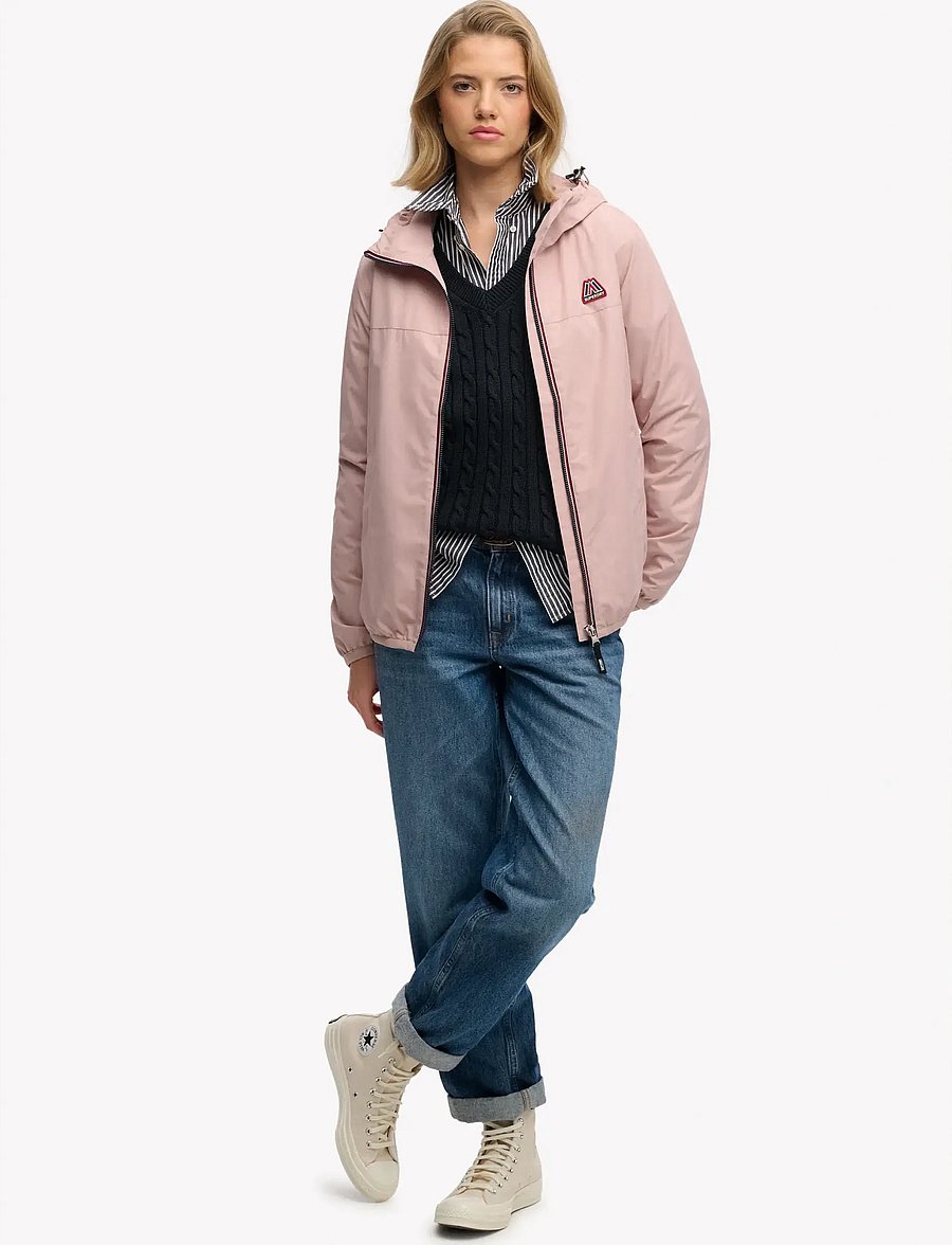 Superdry - ESSENTIAL TRI WINDBREAKER JKT - outdoor jacken - adobe rose - 2