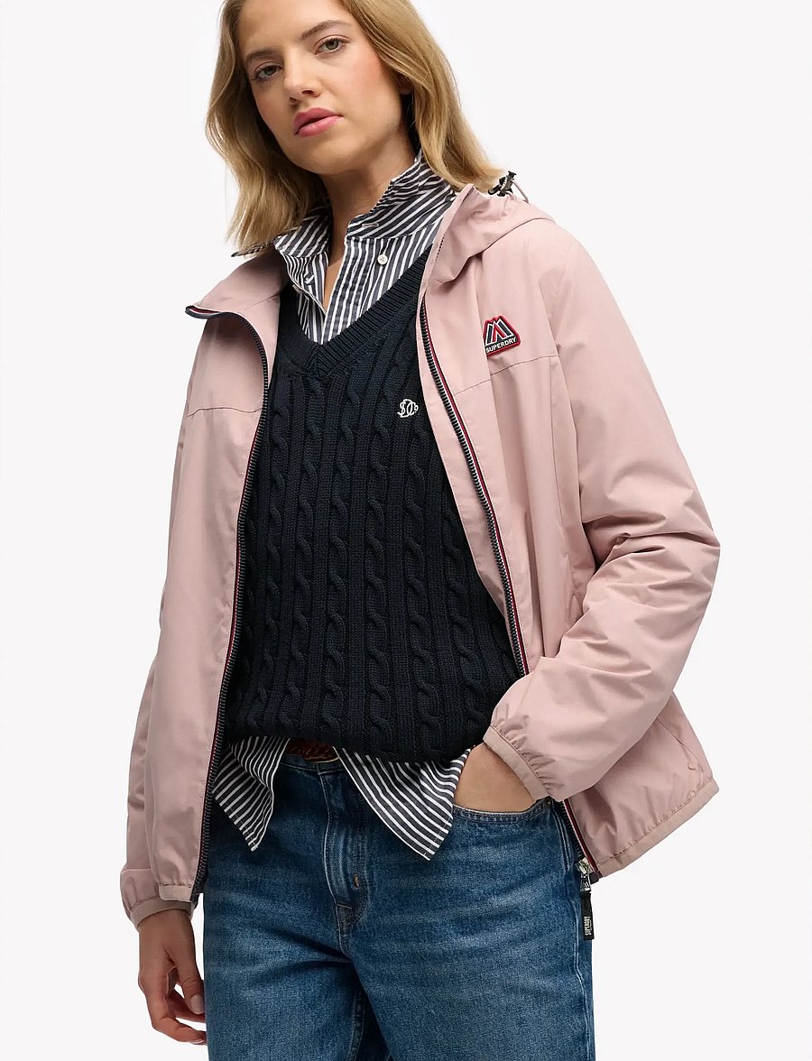 Superdry - ESSENTIAL TRI WINDBREAKER JKT - outdoor jacken - adobe rose - 4