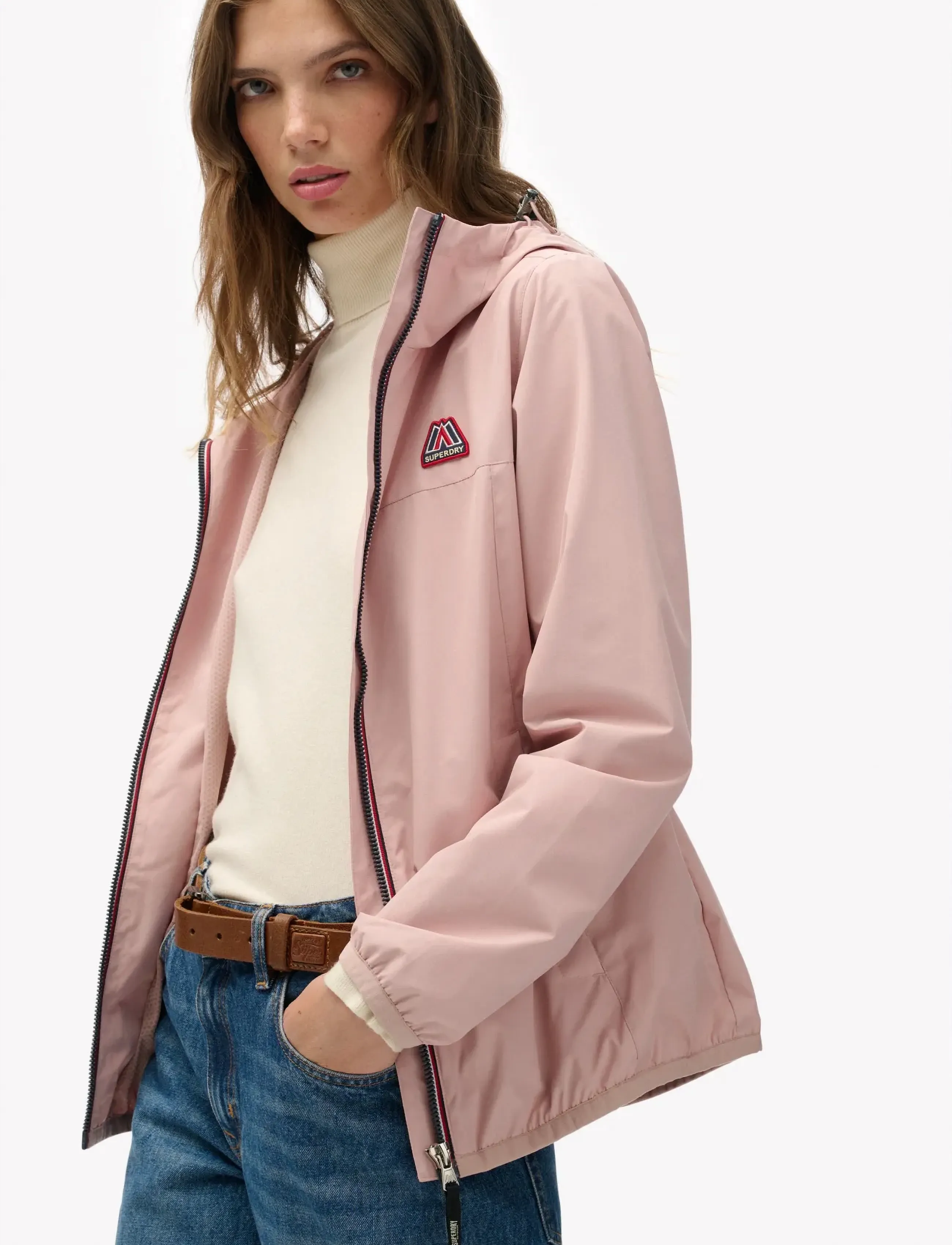 Superdry - ESSENTIAL TRI WINDBREAKER JKT - outdoor jacken - adobe rose - 5