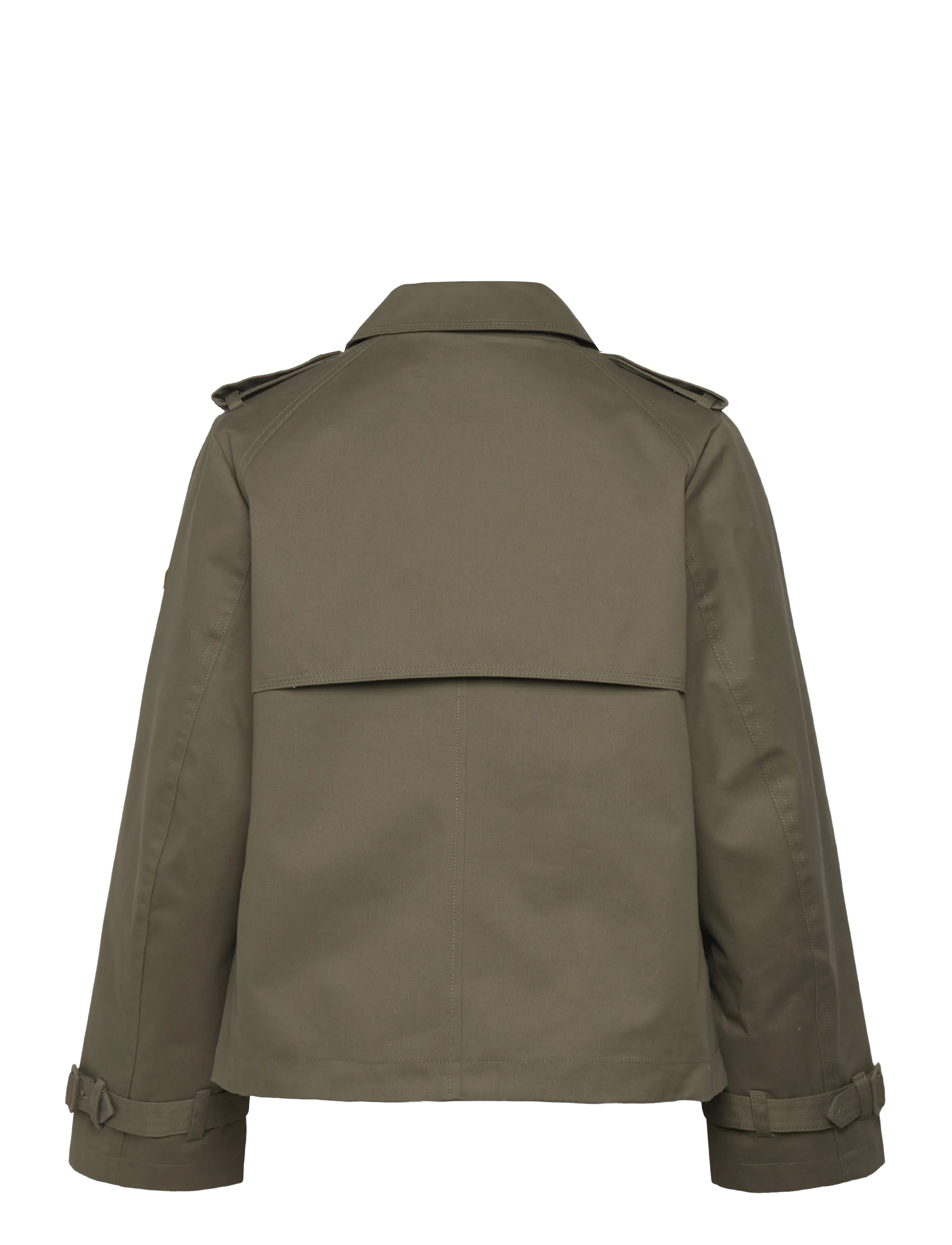 Superdry - SHORT TRENCH COAT - ulkovaatteet - dusty olive green - 3